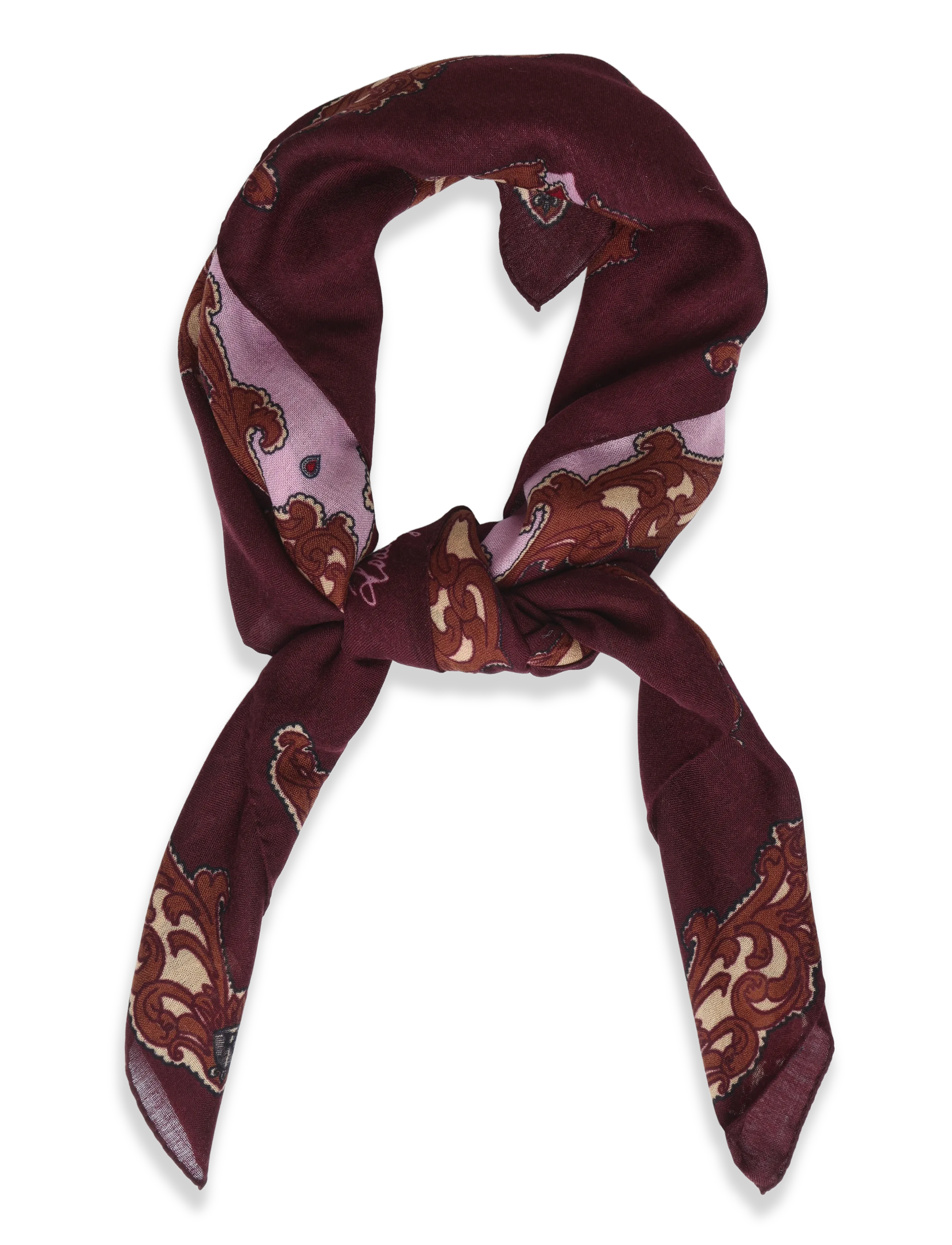 RODEBJER Rodebjer Hank Scarf Large - Šalikai žiemai - MULTI GRAPE / purple
