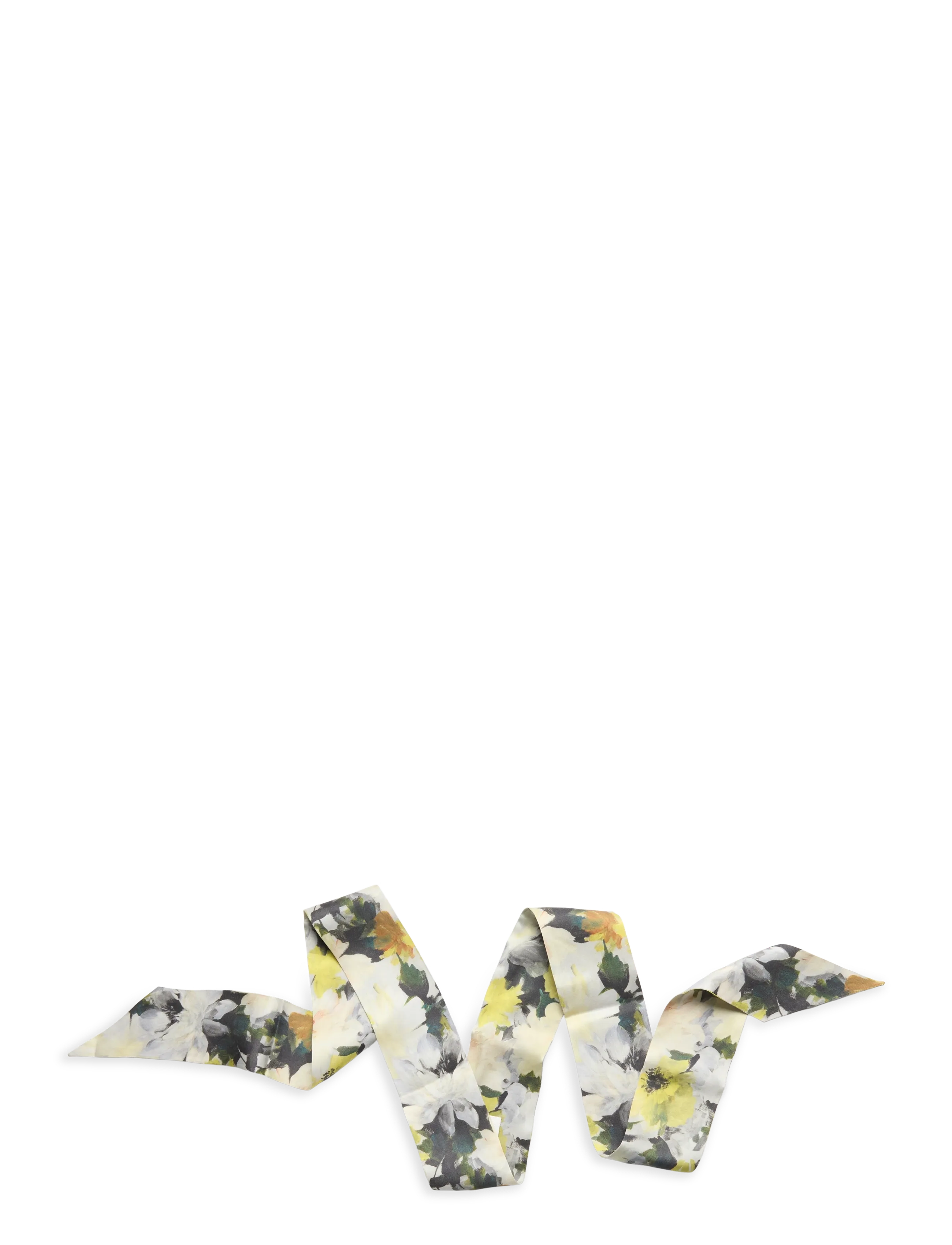 RODEBJER - Rodebjer Luna Scarf Floral - tynde tørklæder - yellow/black - 2