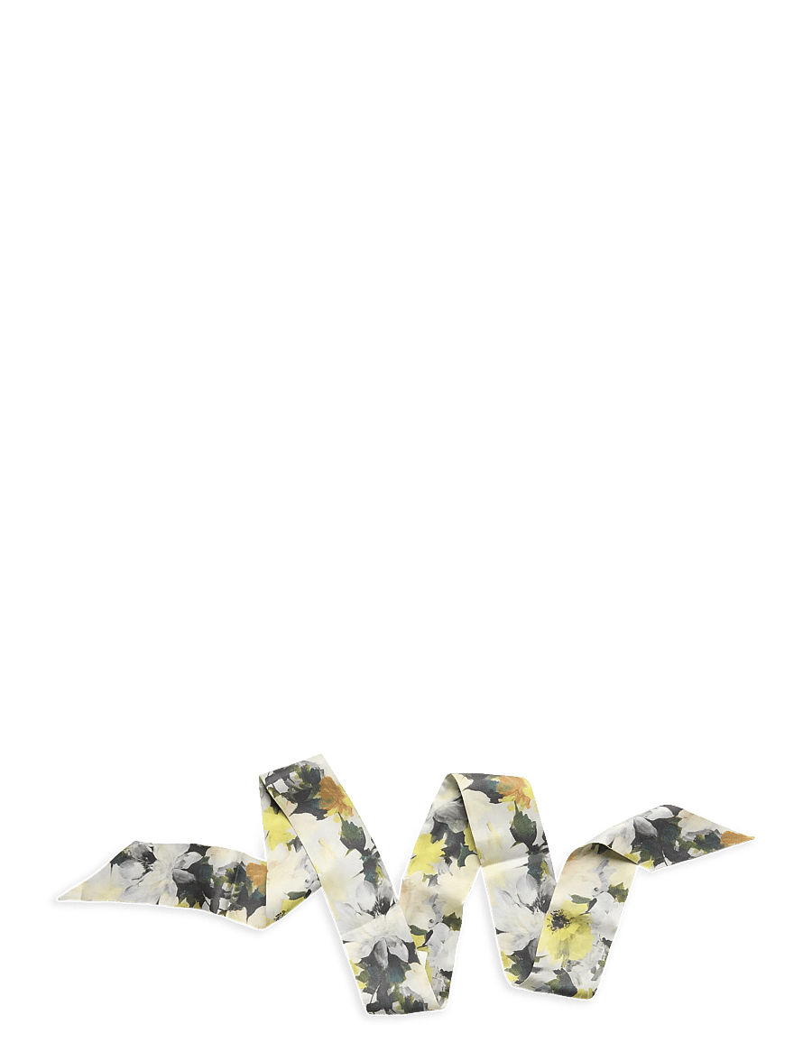 RODEBJER - Rodebjer Luna Scarf Floral - tynde tørklæder - yellow/black - 2