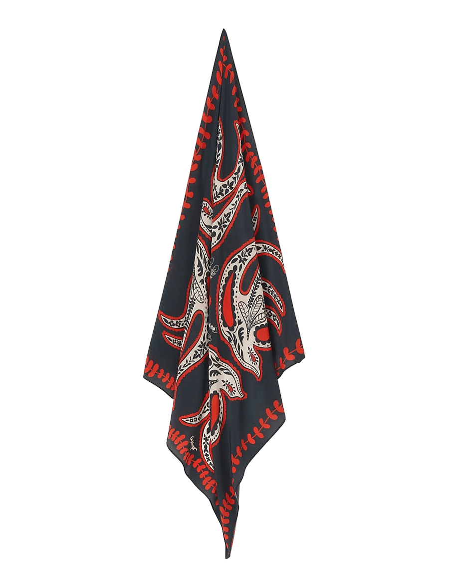 RODEBJER - Rodebjer Four Swallow Scarf - modetrends - navy - 2