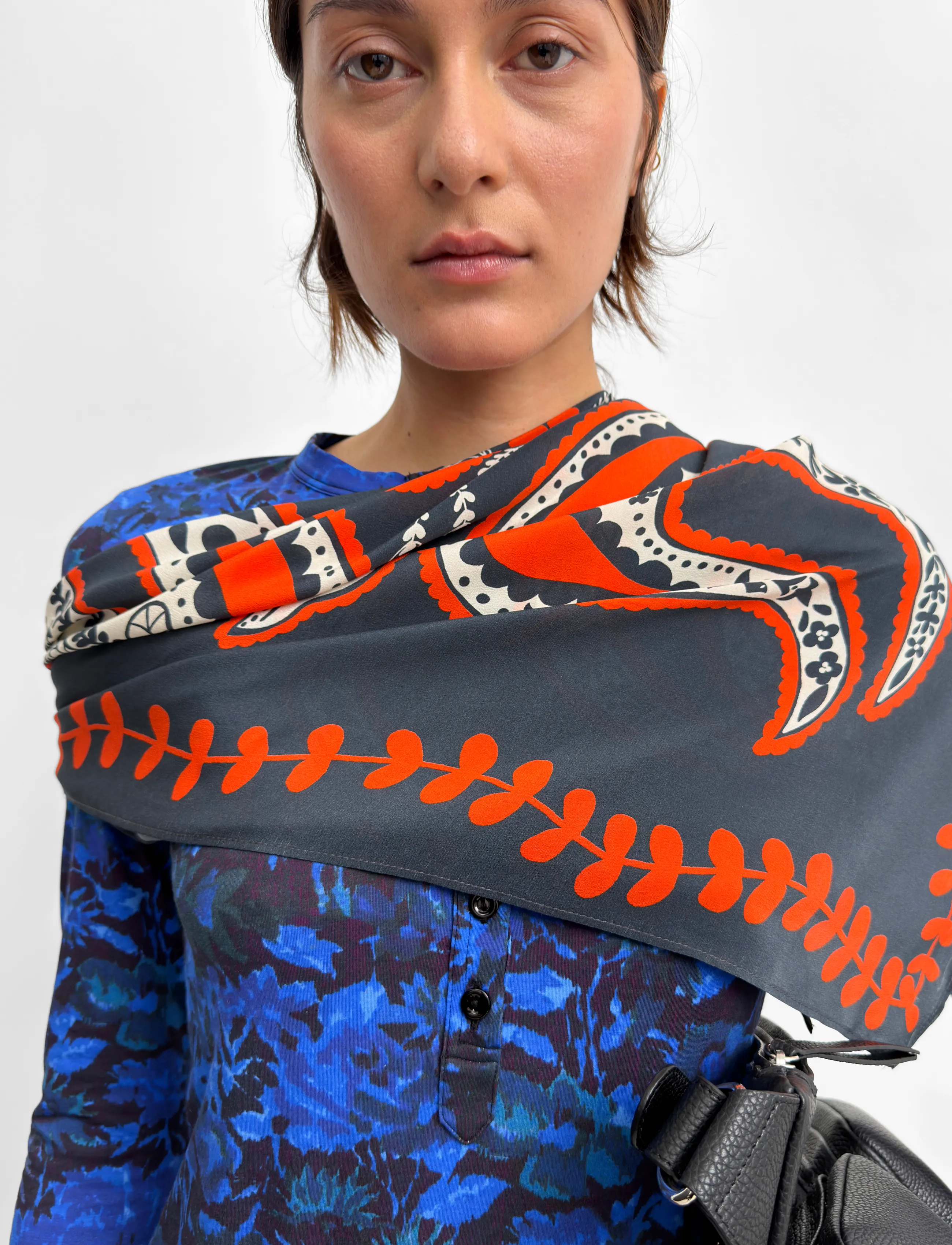 RODEBJER - Rodebjer Four Swallow Scarf - modetrends - navy - 4