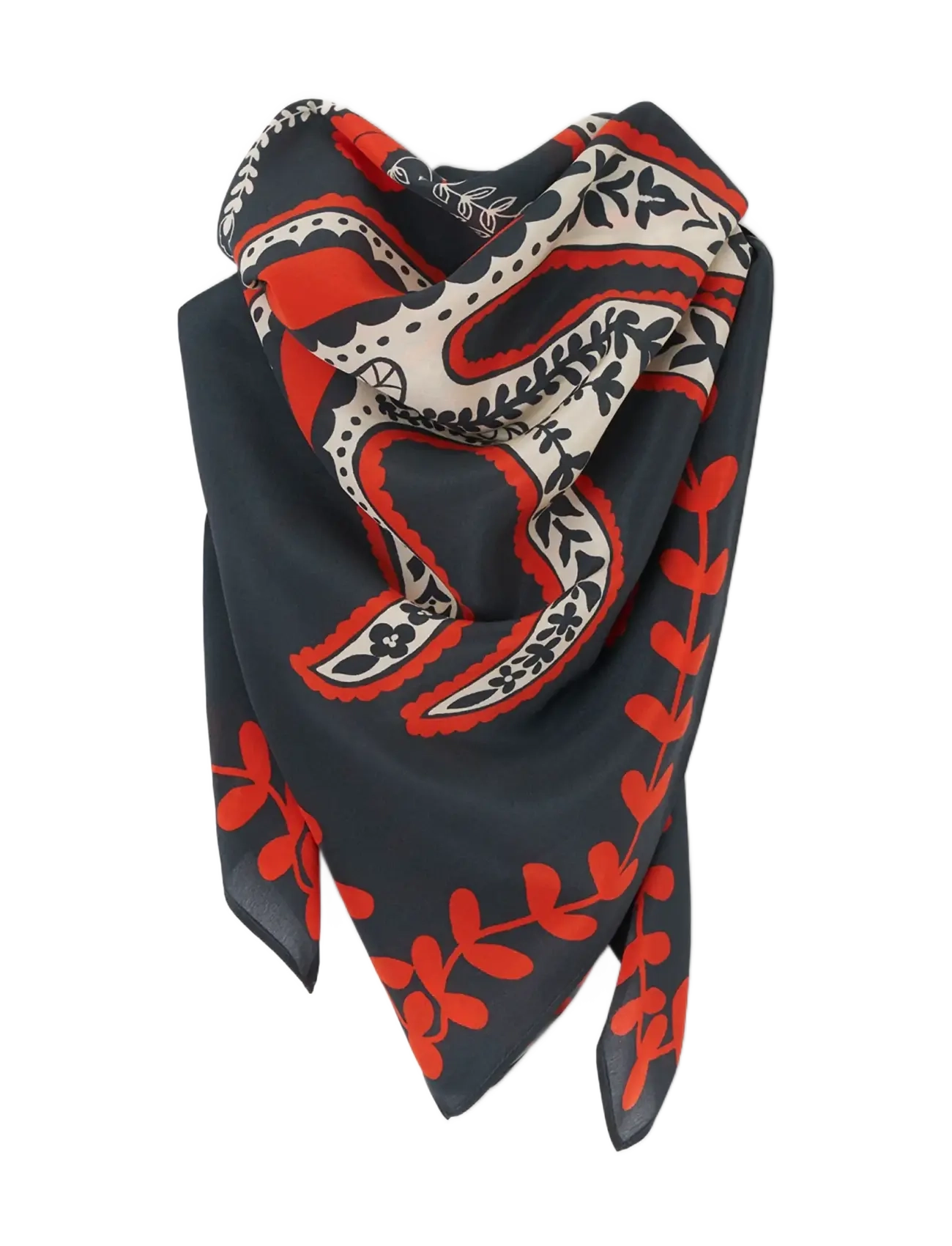 RODEBJER - Rodebjer Four Swallow Scarf - modetrends - navy - 3