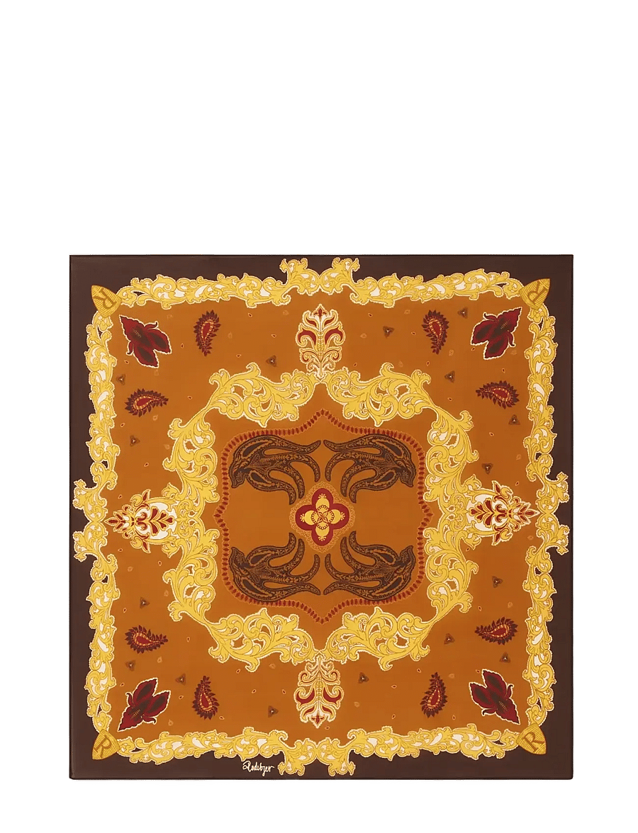 RODEBJER - Rodebjer Marsala Swallow Scarf - modetrends - dark coffee multi - 0