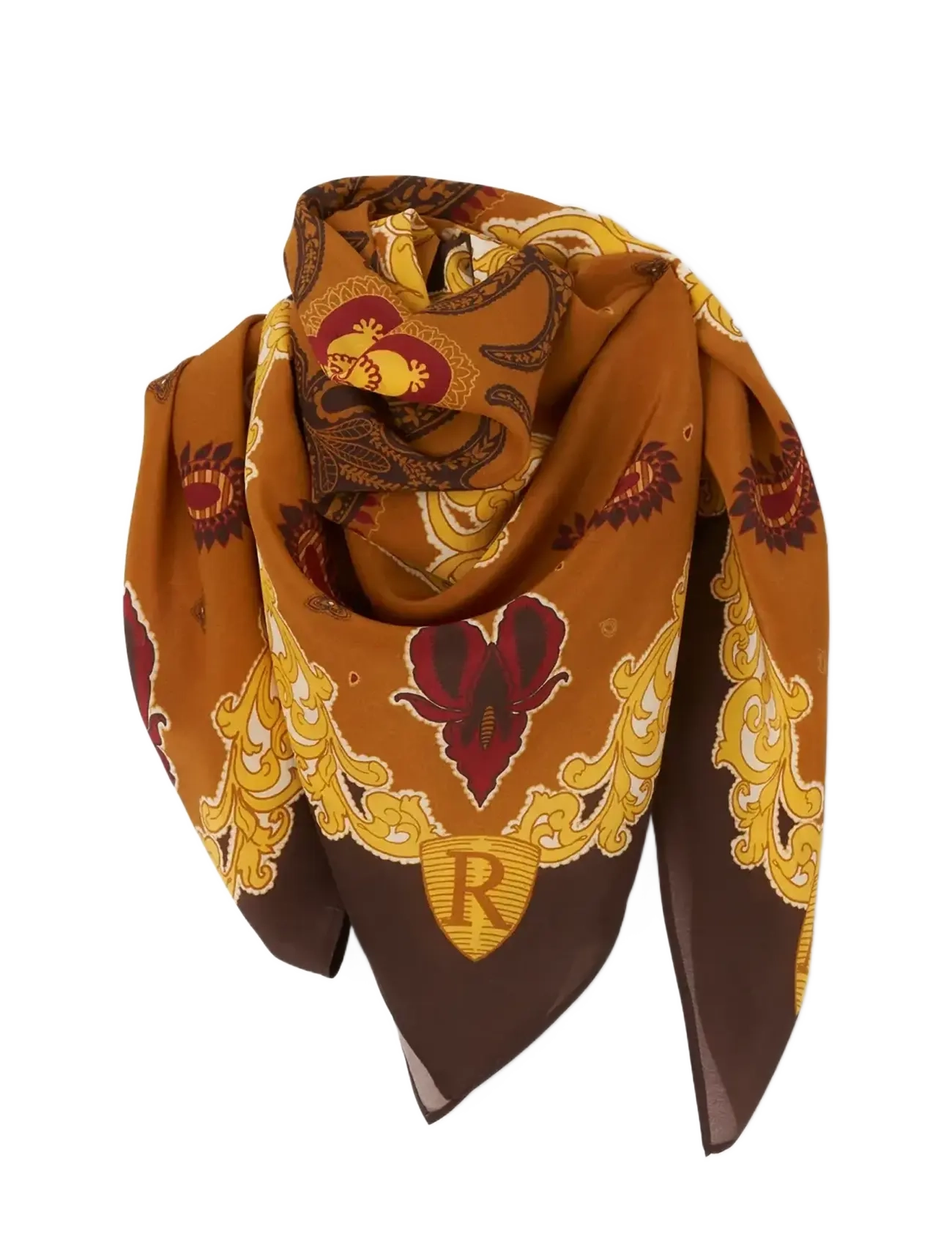 RODEBJER - Rodebjer Marsala Swallow Scarf - modetrends - dark coffee multi - 2