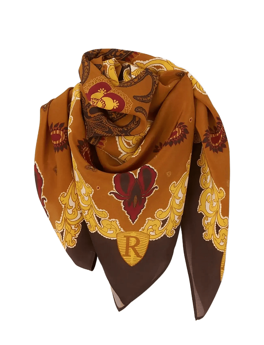 RODEBJER - Rodebjer Marsala Swallow Scarf - modetrends - dark coffee multi - 2