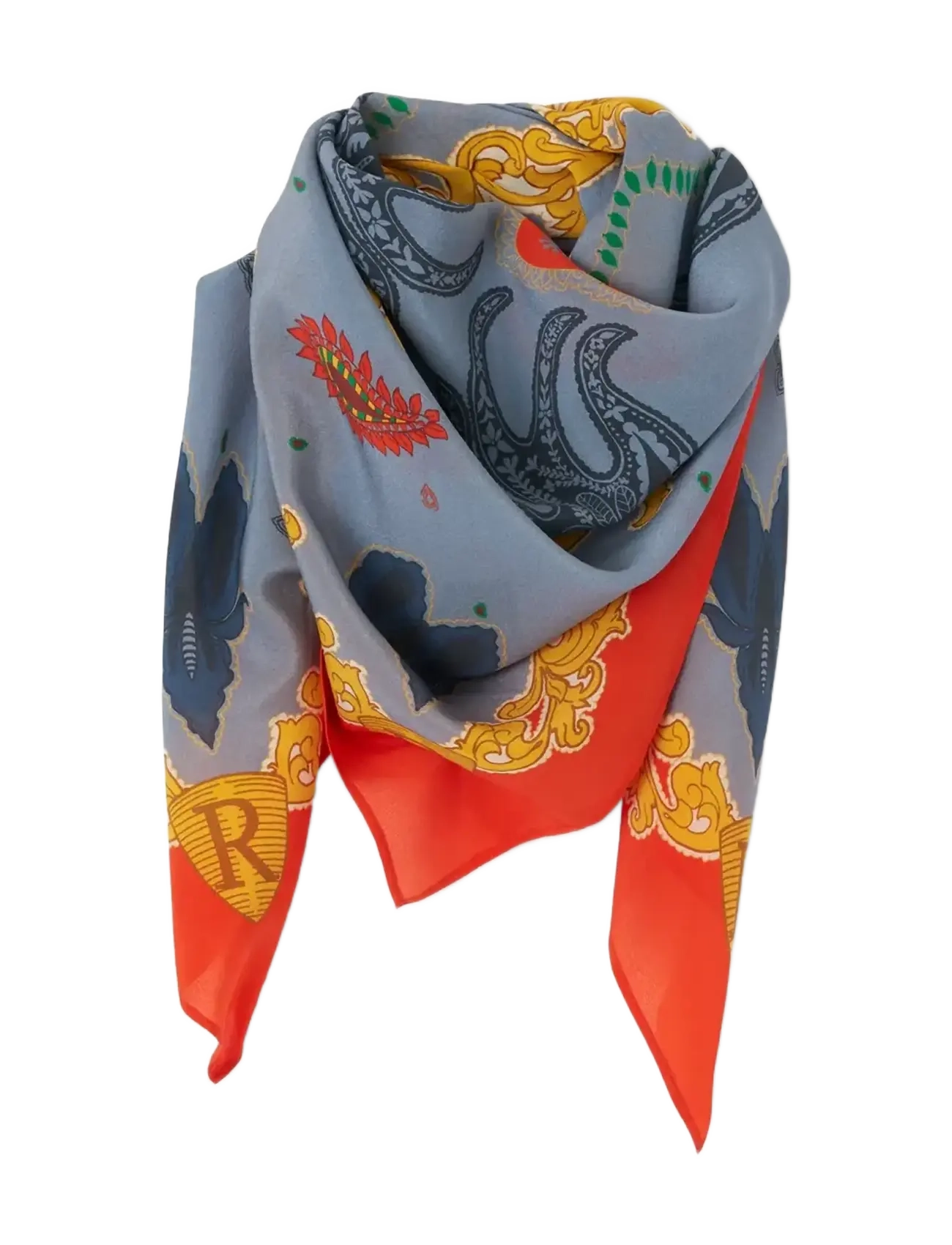 RODEBJER - Rodebjer Marsala Swallow Scarf - modetrends - retro red multi - 2