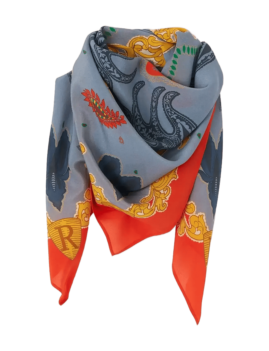 RODEBJER - Rodebjer Marsala Swallow Scarf - modetrends - retro red multi - 2