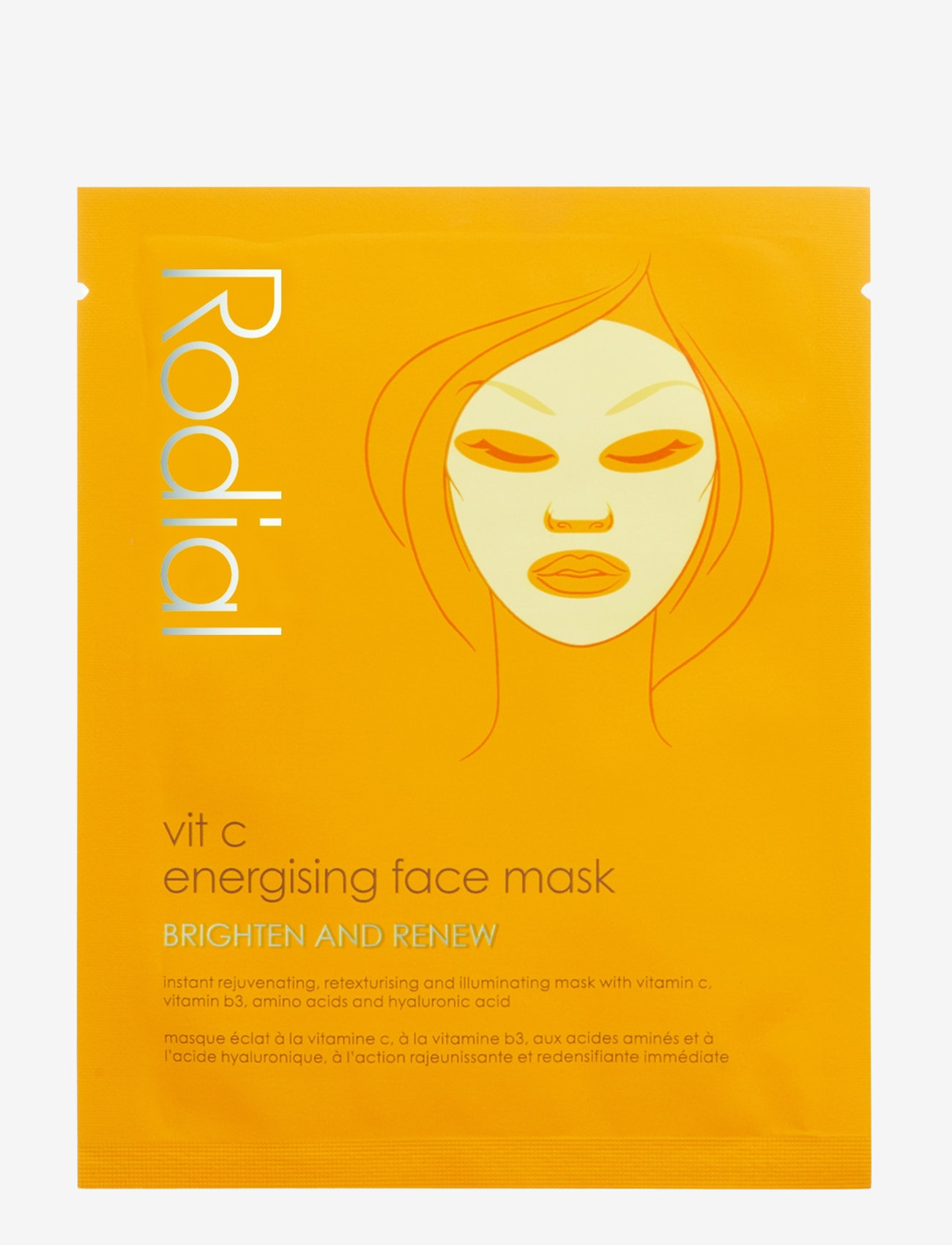 Rodial - Rodial Vit C Energising Sheet Mask x1 - ansiktsmasker - clear - 0
