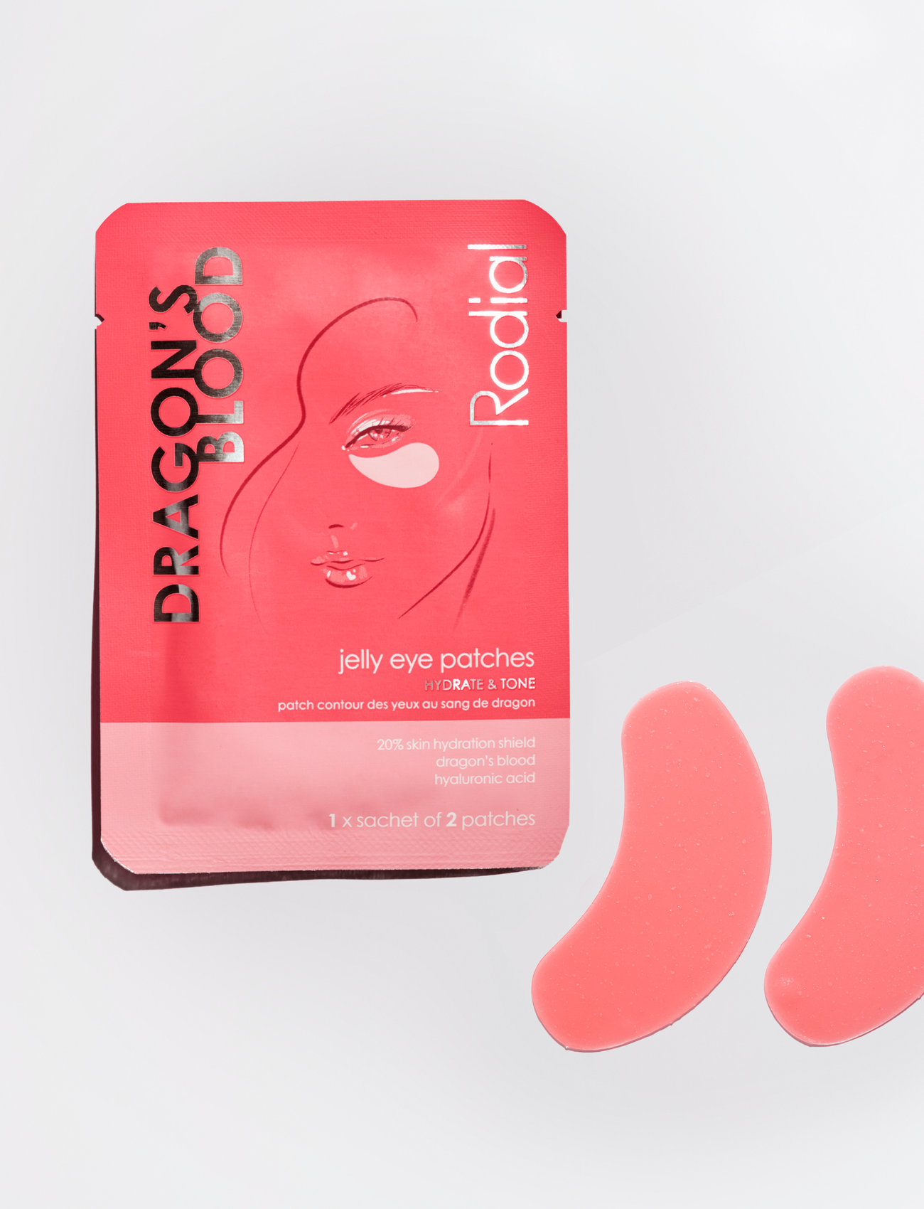 Rodial - Rodial Dragon's Blood Jelly Eye patches x1 - clear - 5