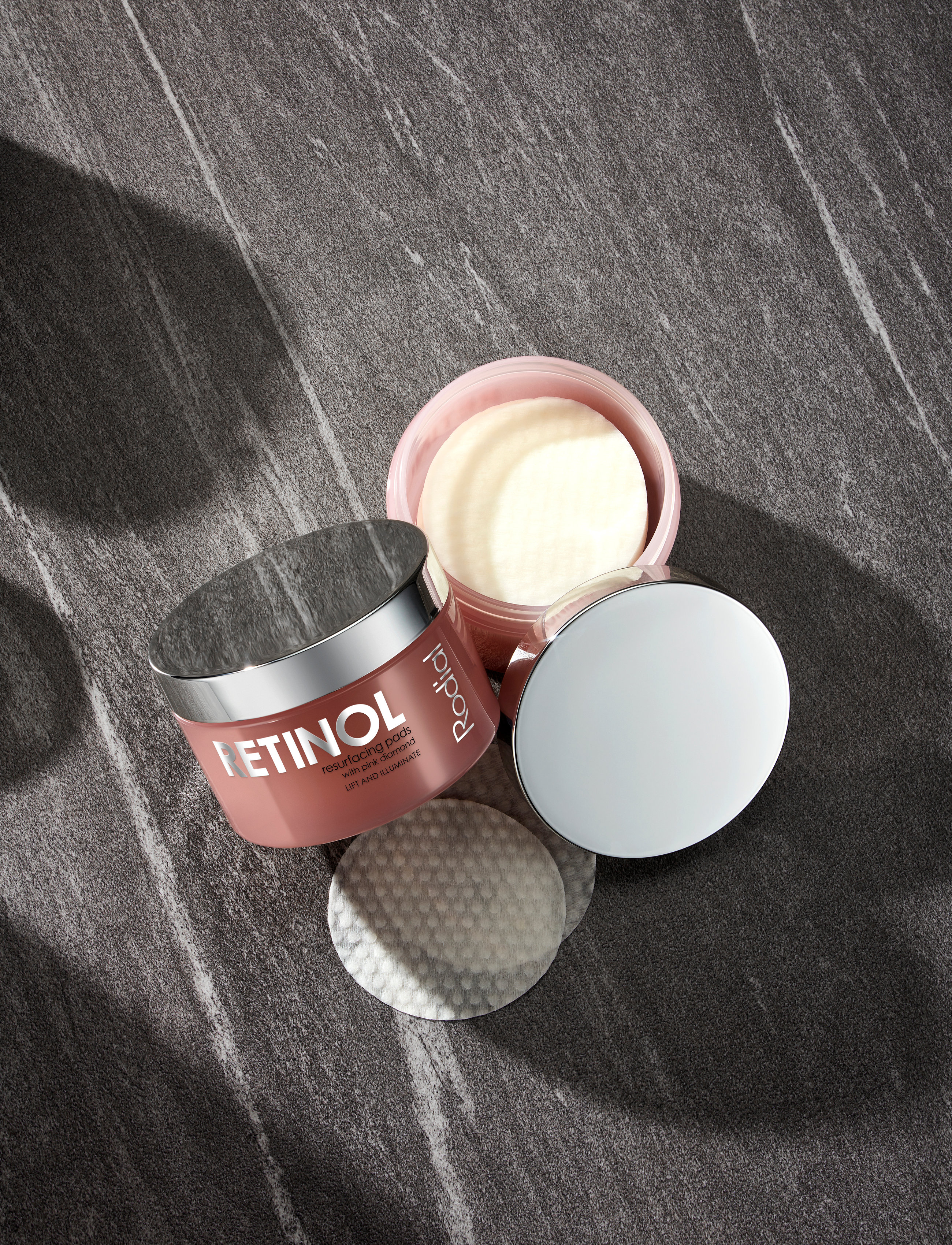 Rodial Rodial Pink Diamond Retinol Resurfacing Pads, 50 pcs, Nude, Rensemidler > Tonere, Dame