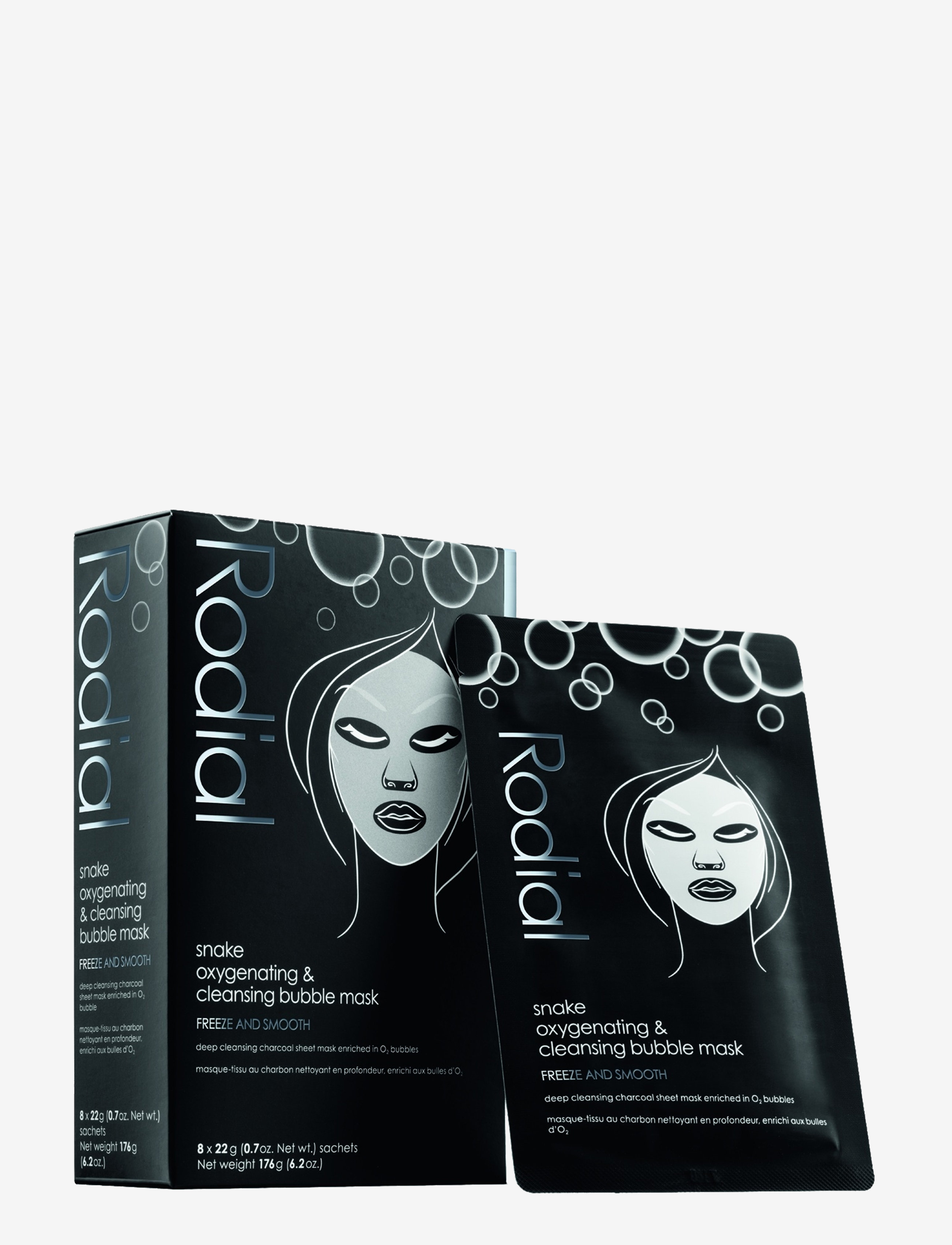Rodial - Rodial Snake Oxygenating & Cleansing Bubble Sheet Masks x4 - clear - 1