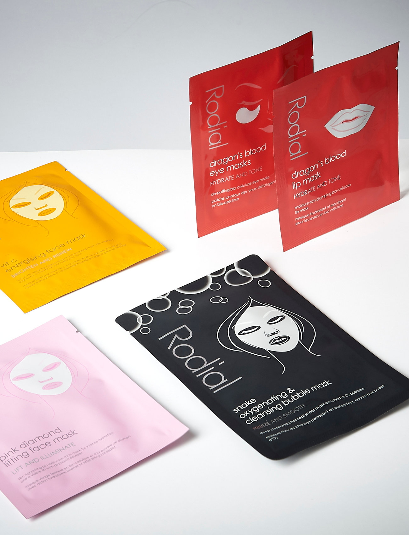 Rodial - Rodial Snake Oxygenating & Cleansing Bubble Sheet Masks x4 - clear - 5