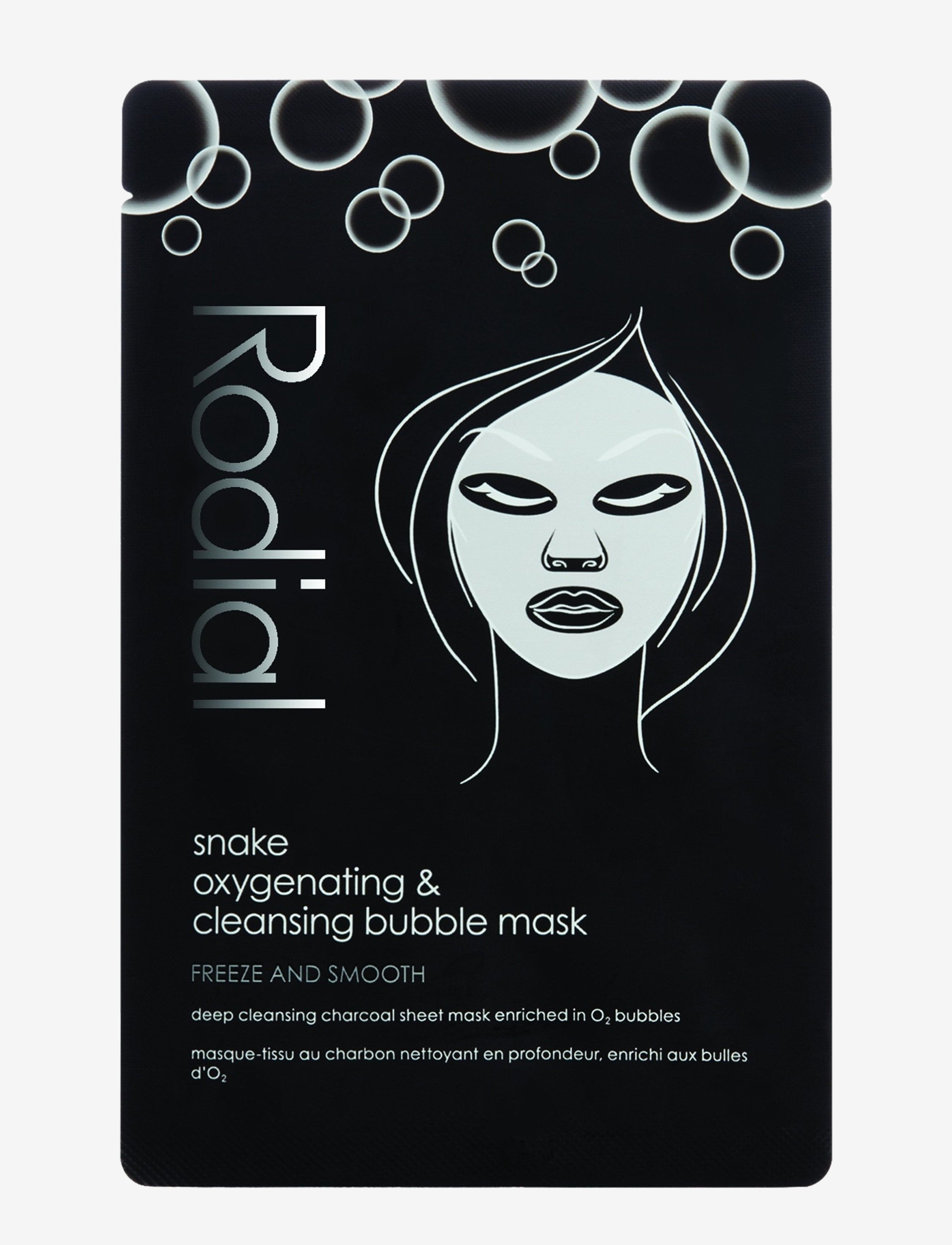 Rodial - Rodial Snake Oxygenating & Cleansing Bubble Sheet Masks x1 - clear - 1