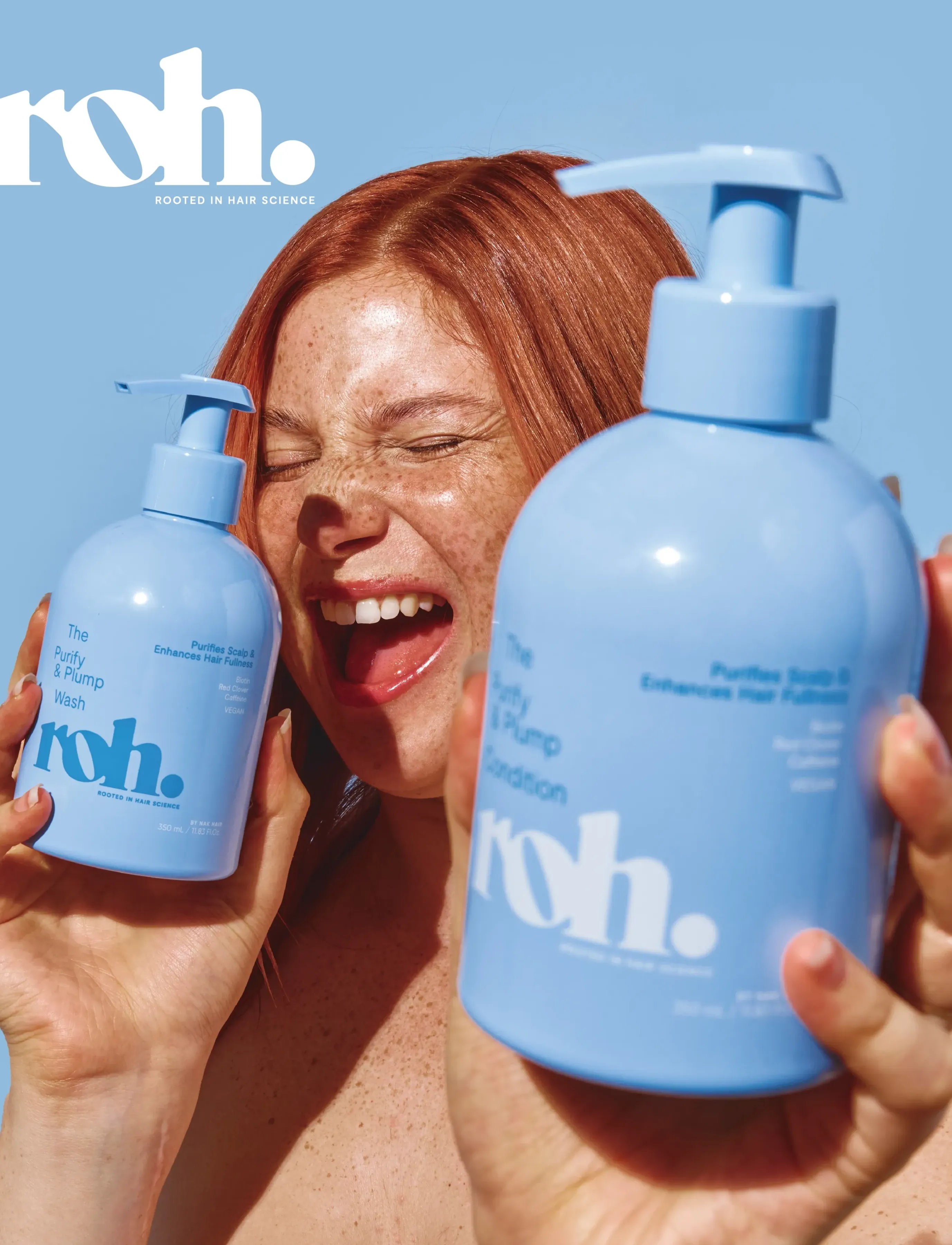 ROH Purify & Plump Wash 350ml, 350 ml, Nude, Pleje > Shampoo, Dame