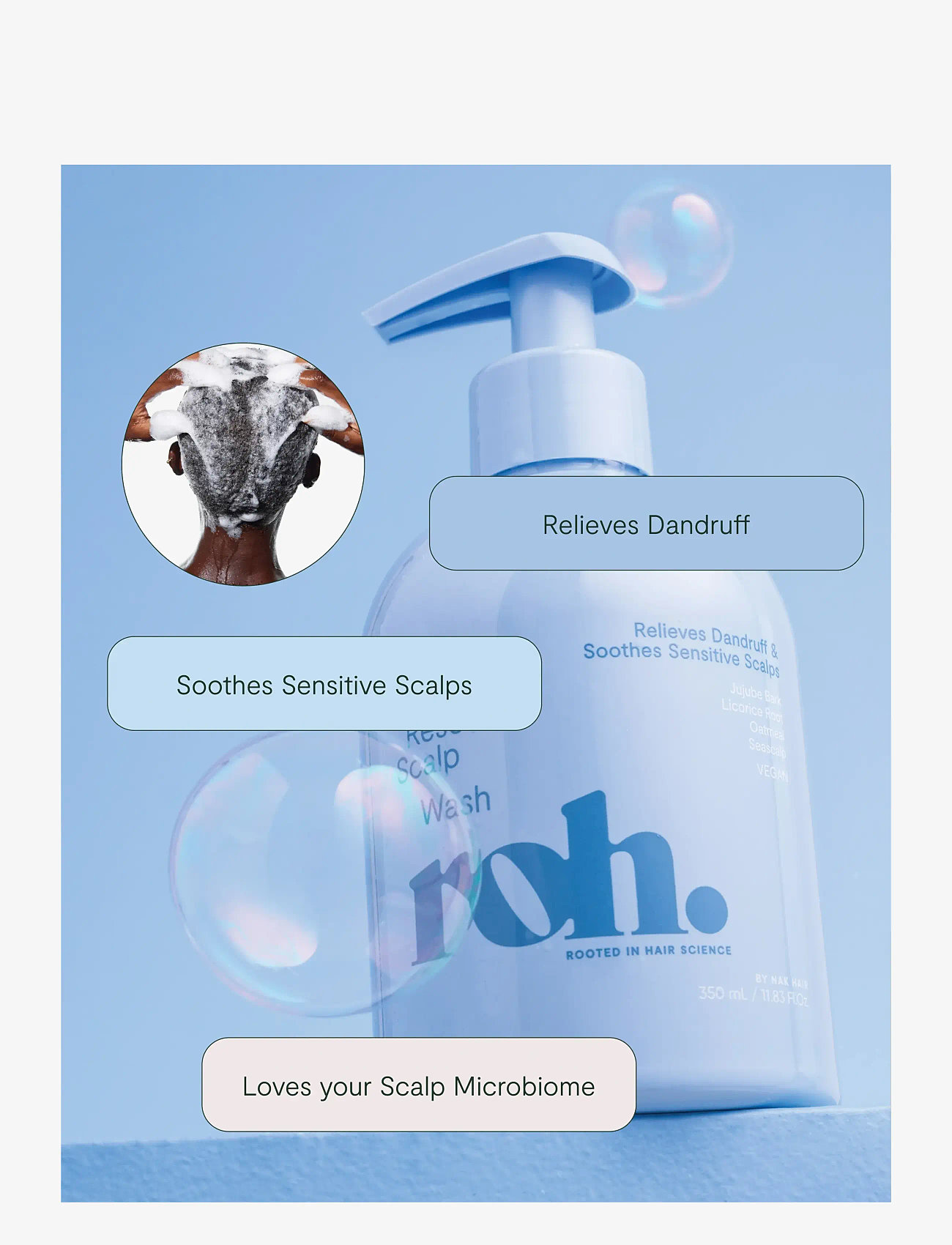 ROH - Reset Scalp Wash 350ml - scalp treatment - no color - 2