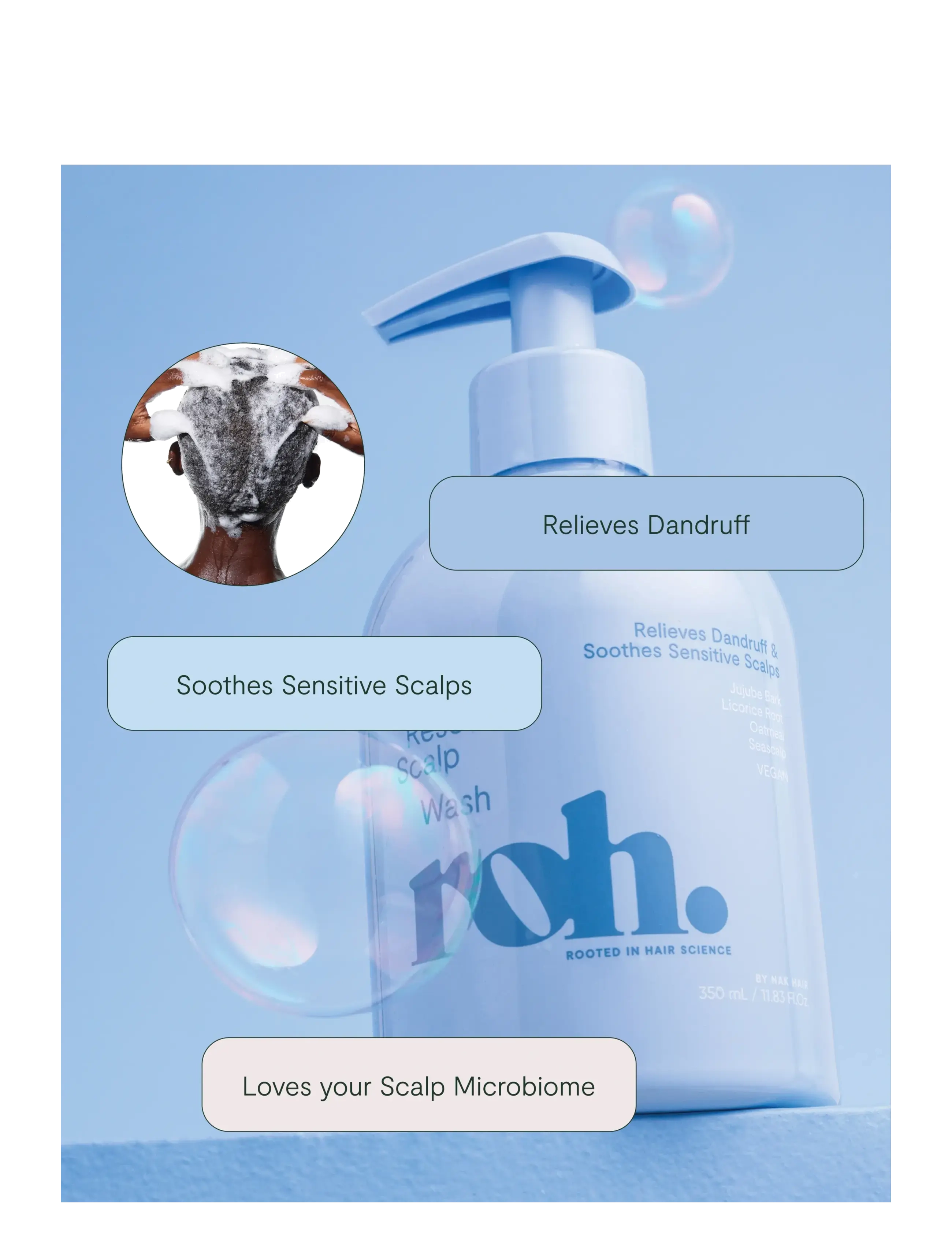 ROH - Reset Scalp Wash 350ml - laveste priser - no color - 2