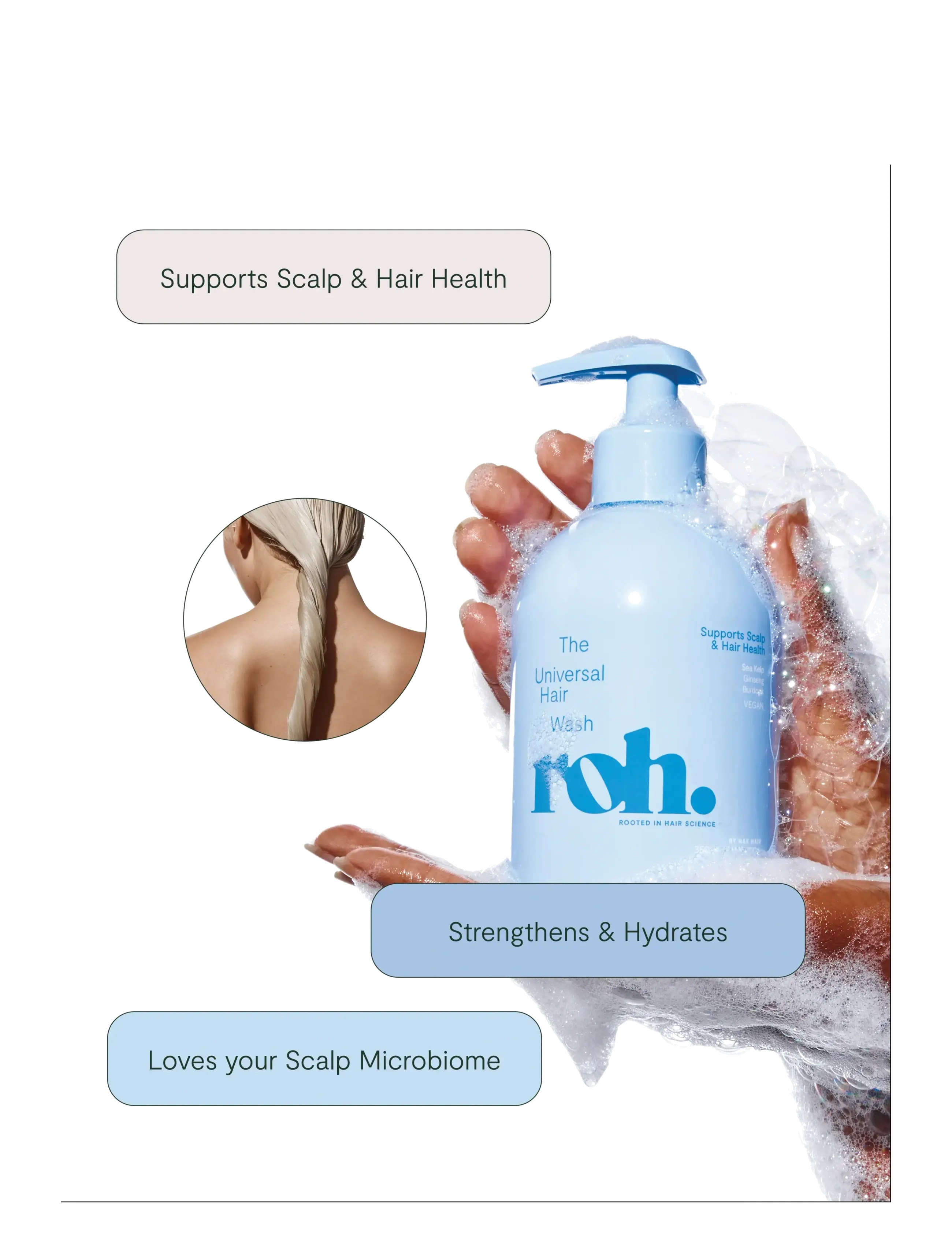 ROH - Universal Hair Wash 350ml - hårpleje - no color - 2
