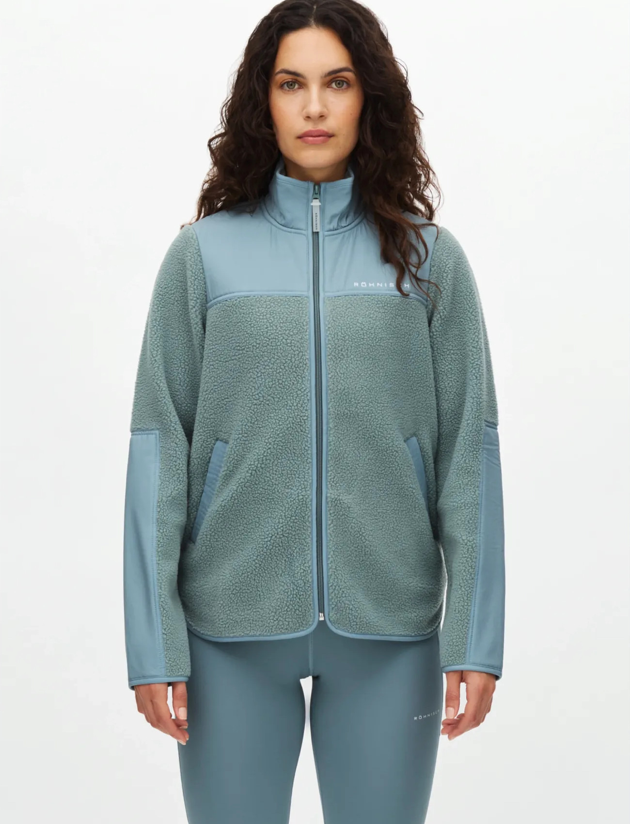 Röhnisch Phoebe Pile Jacket - Green - XS 2