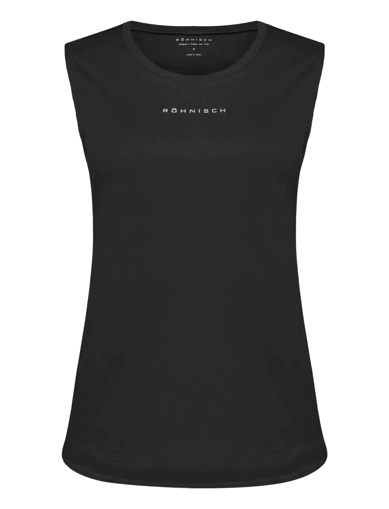 RÖHNISCH Team Logo Tank Oberteil Schwarz - XS - Damen