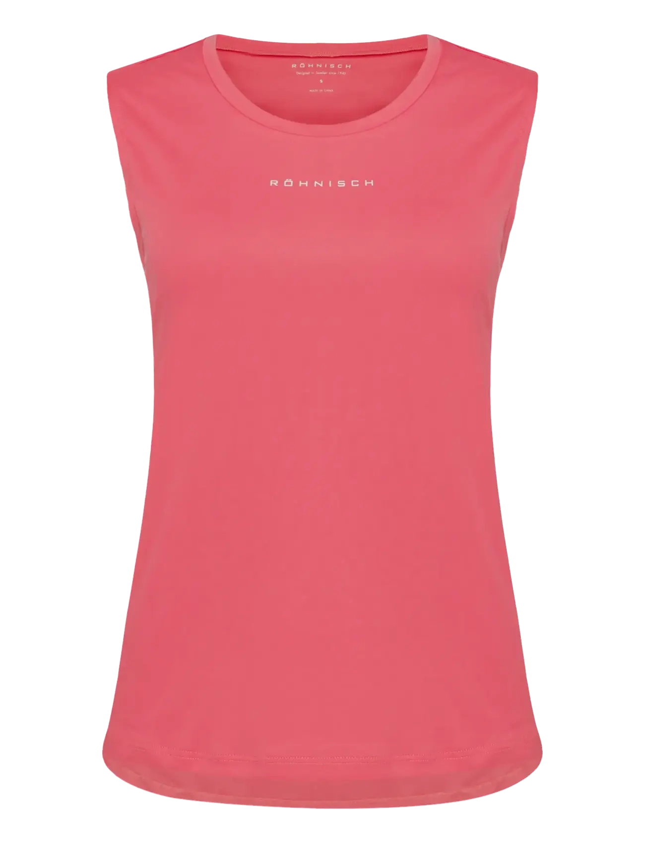RÖHNISCH Team Logo Tank Oberteil Pink - M - Damen