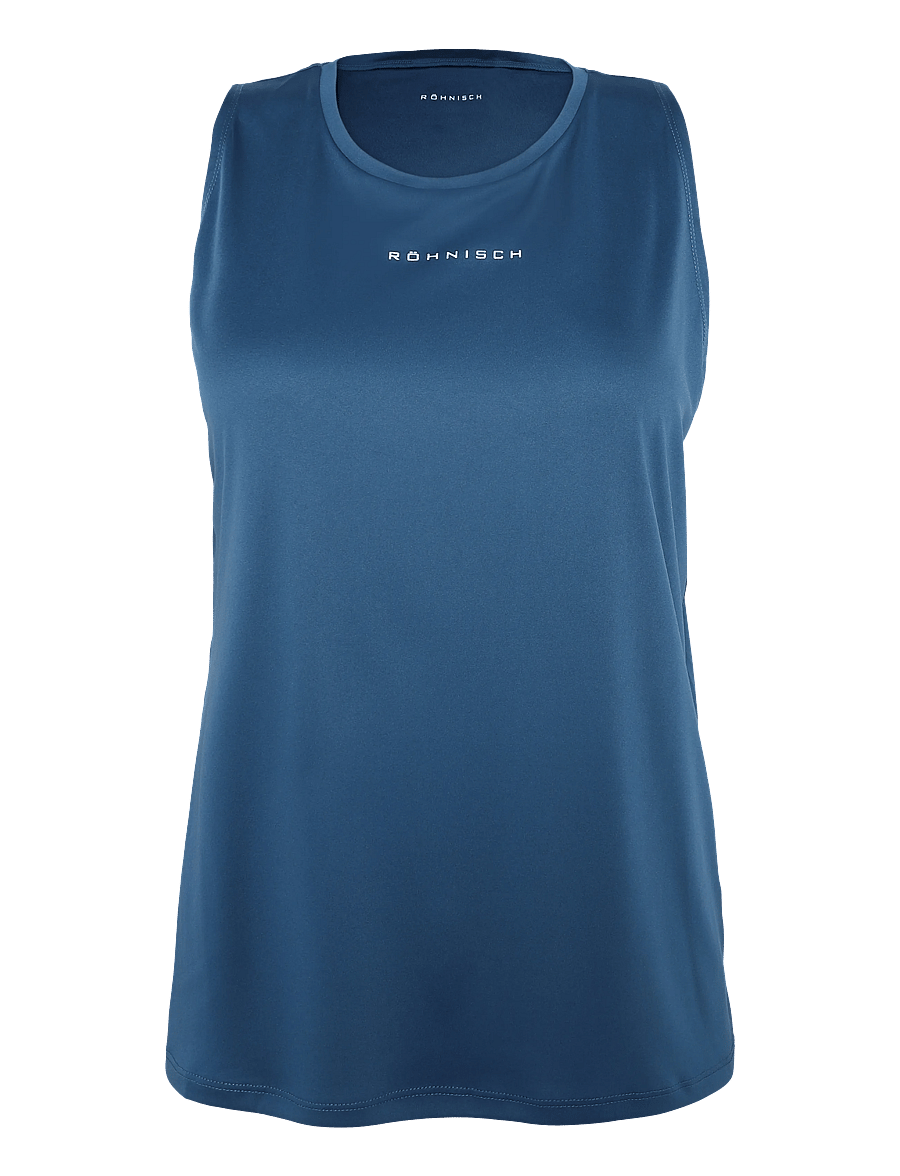 Röhnisch - Team Logo Tank Top - Õlapaeltega pluusid - legion blue - 0