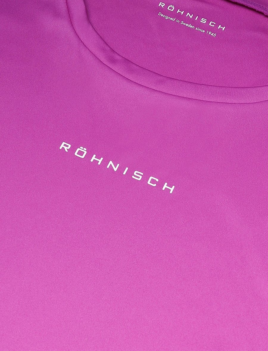 Röhnisch - Team Logo Tank Top - Õlapaeltega pluusid - purple cactus flower - 2