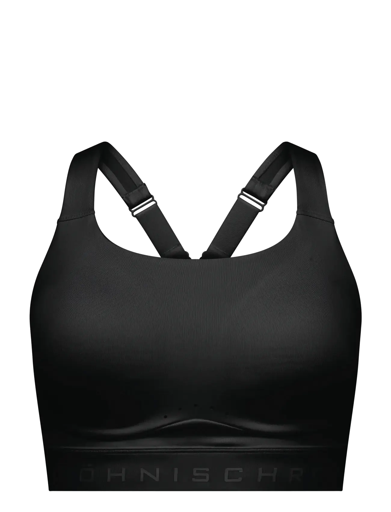 RÖHNISCH Firm High Support Sportsbra Schwarz - L - Damen