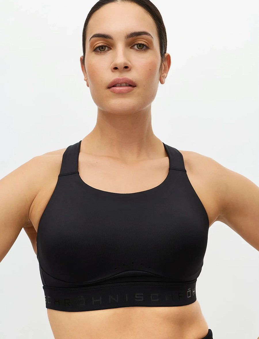 Röhnisch - Firm High Support Sportsbra - starker halt - black - 2
