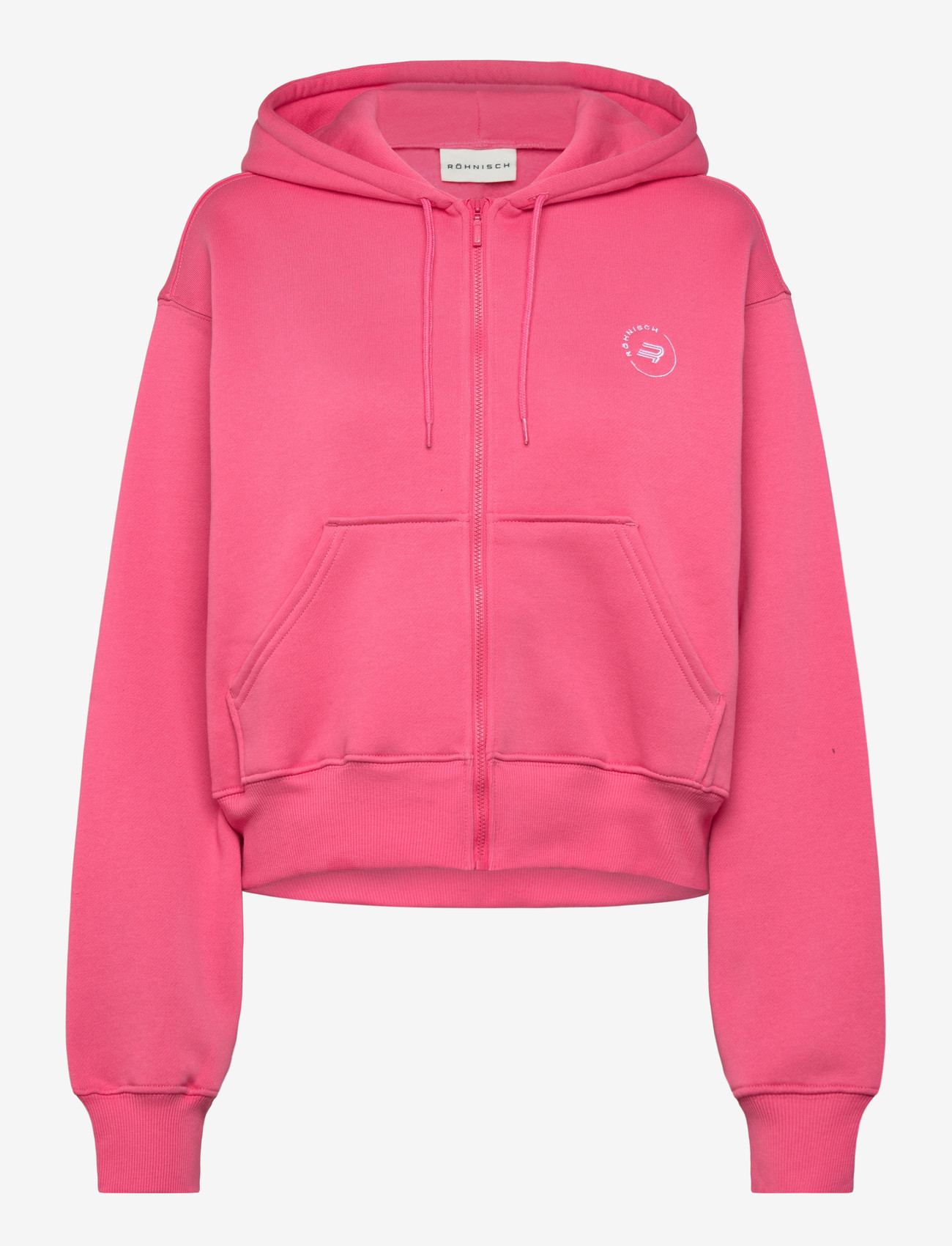 Röhnisch - Base Sweat Full Zip Hoodie - kapuutsiga dressipluusid - fruit dove - 0
