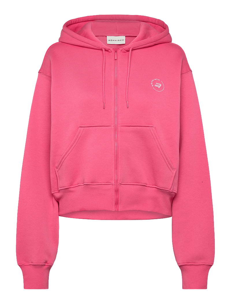 Röhnisch - Base Sweat Full Zip Hoodie - kapuutsiga dressipluusid - fruit dove - 0