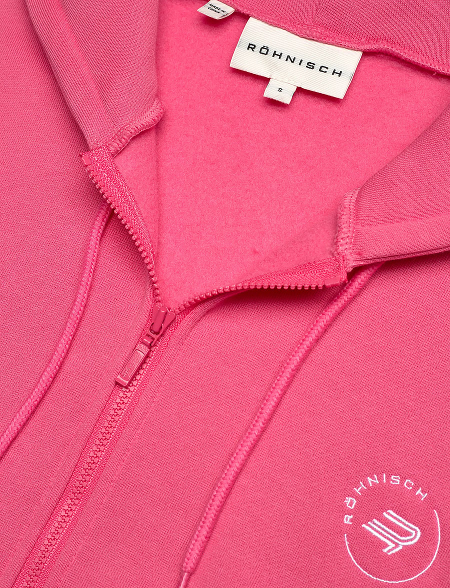 Röhnisch - Base Sweat Full Zip Hoodie - huvtröjor - fruit dove - 2