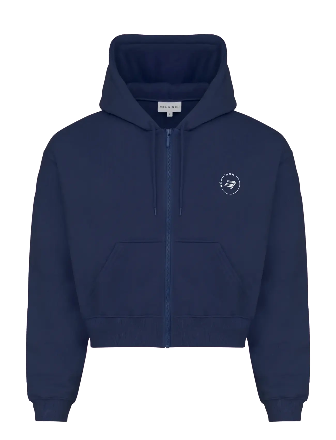 Base Sweat Full Zip Hoodie - INDIGO