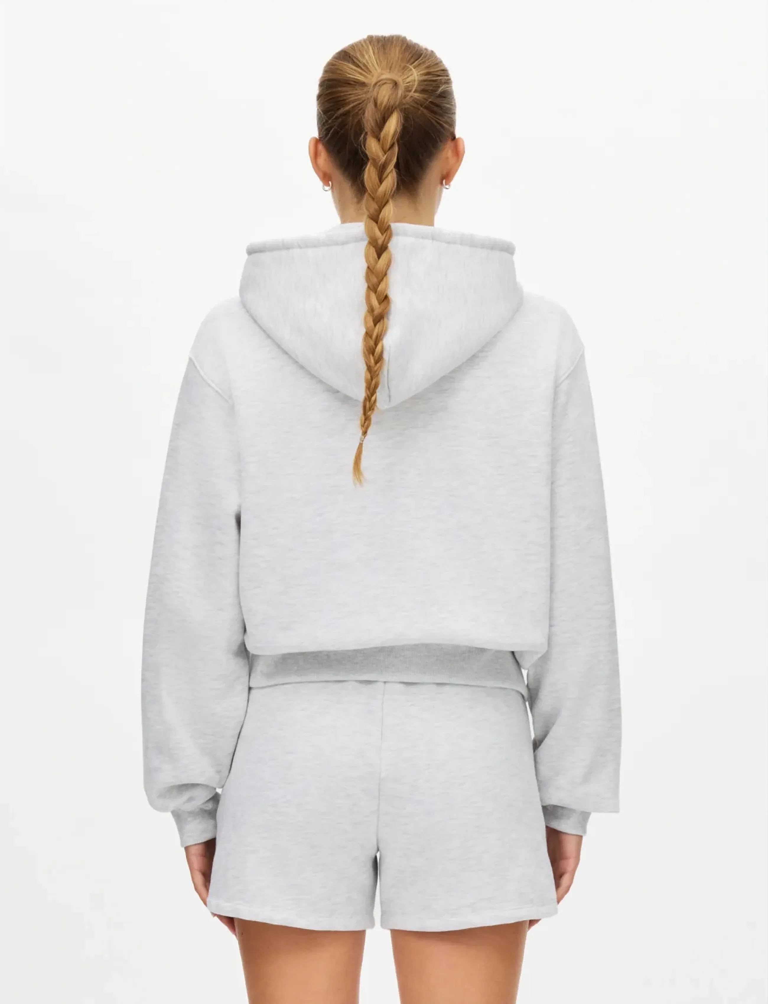 Röhnisch - Base Sweat Full Zip Hoodie - hoodies - light grey melange - 2