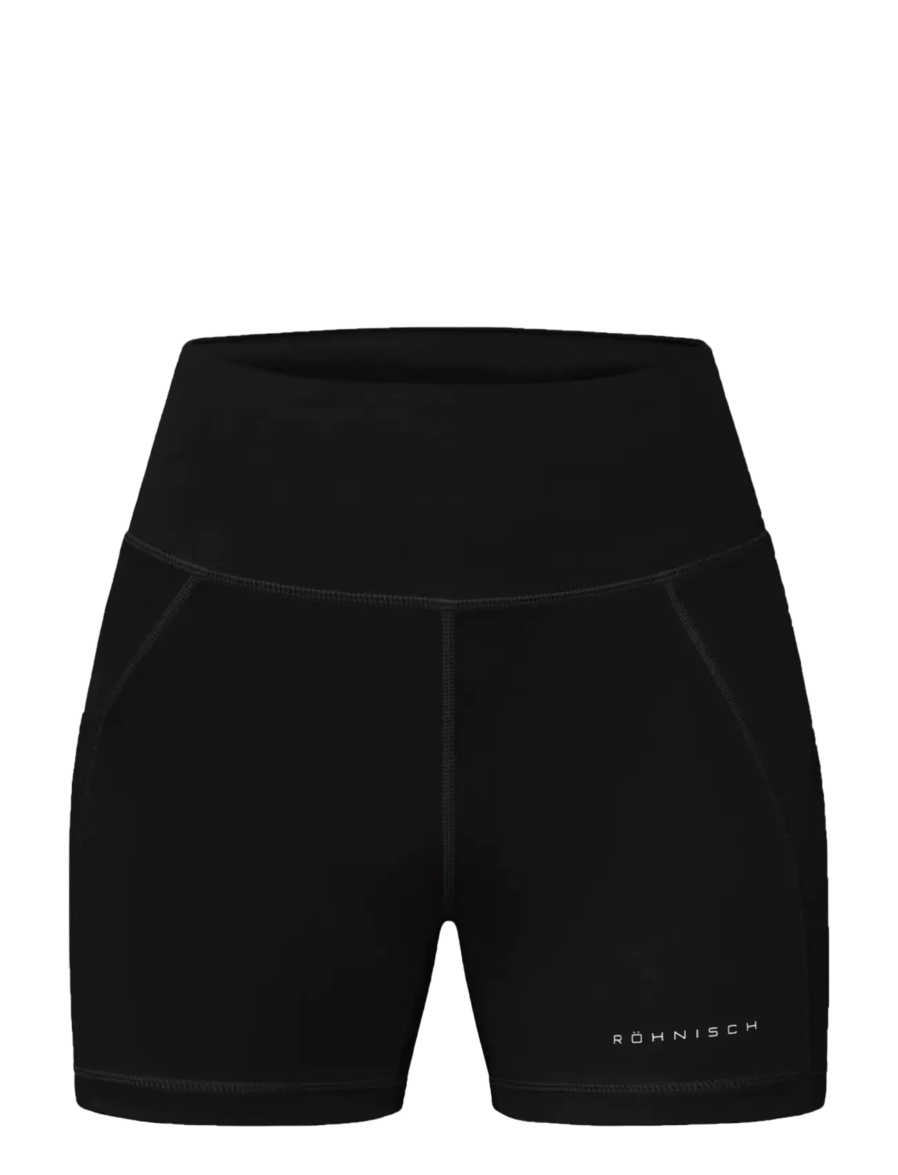 Röhnisch Flattering Reg Waist Hotpants - Lühikesed püksid - BLACK / black
