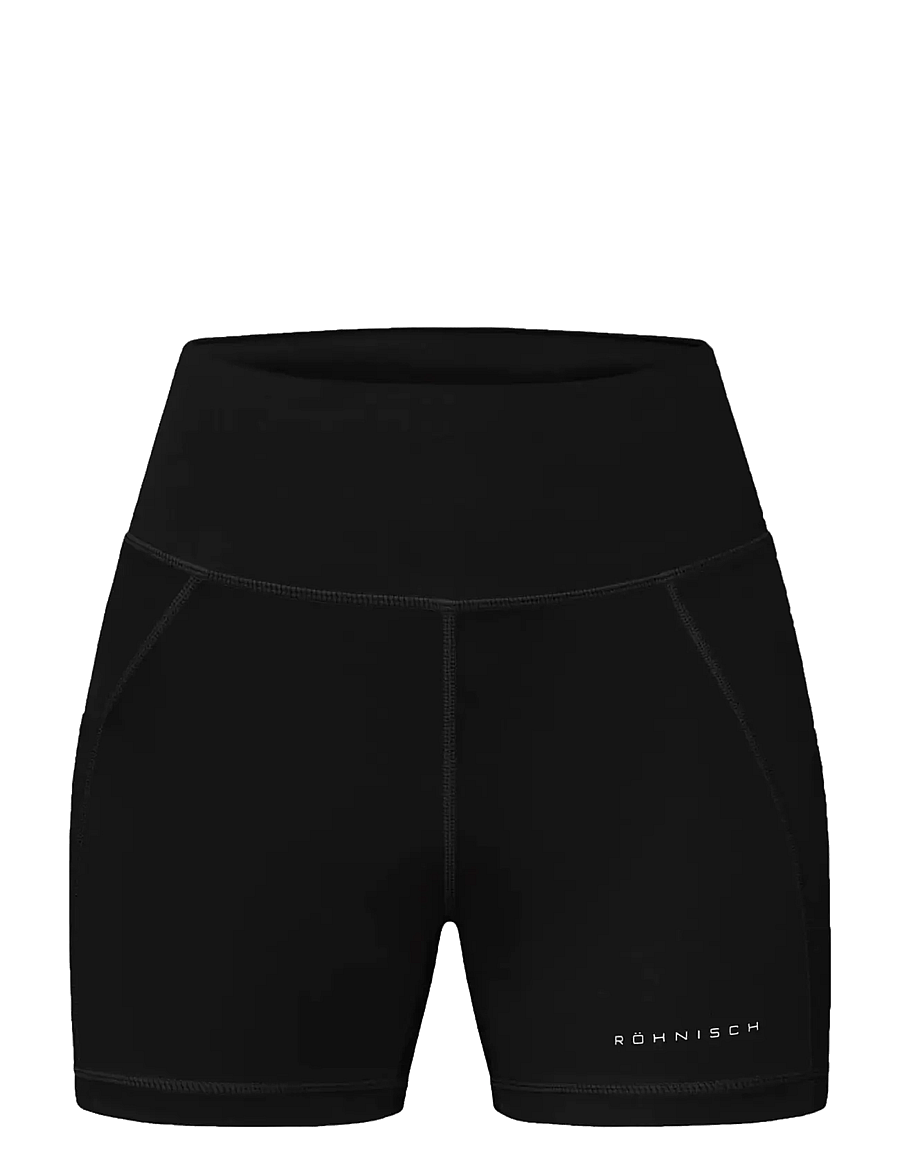 Röhnisch - Flattering Reg Waist Hotpants - lühikesed püksid - black - 1