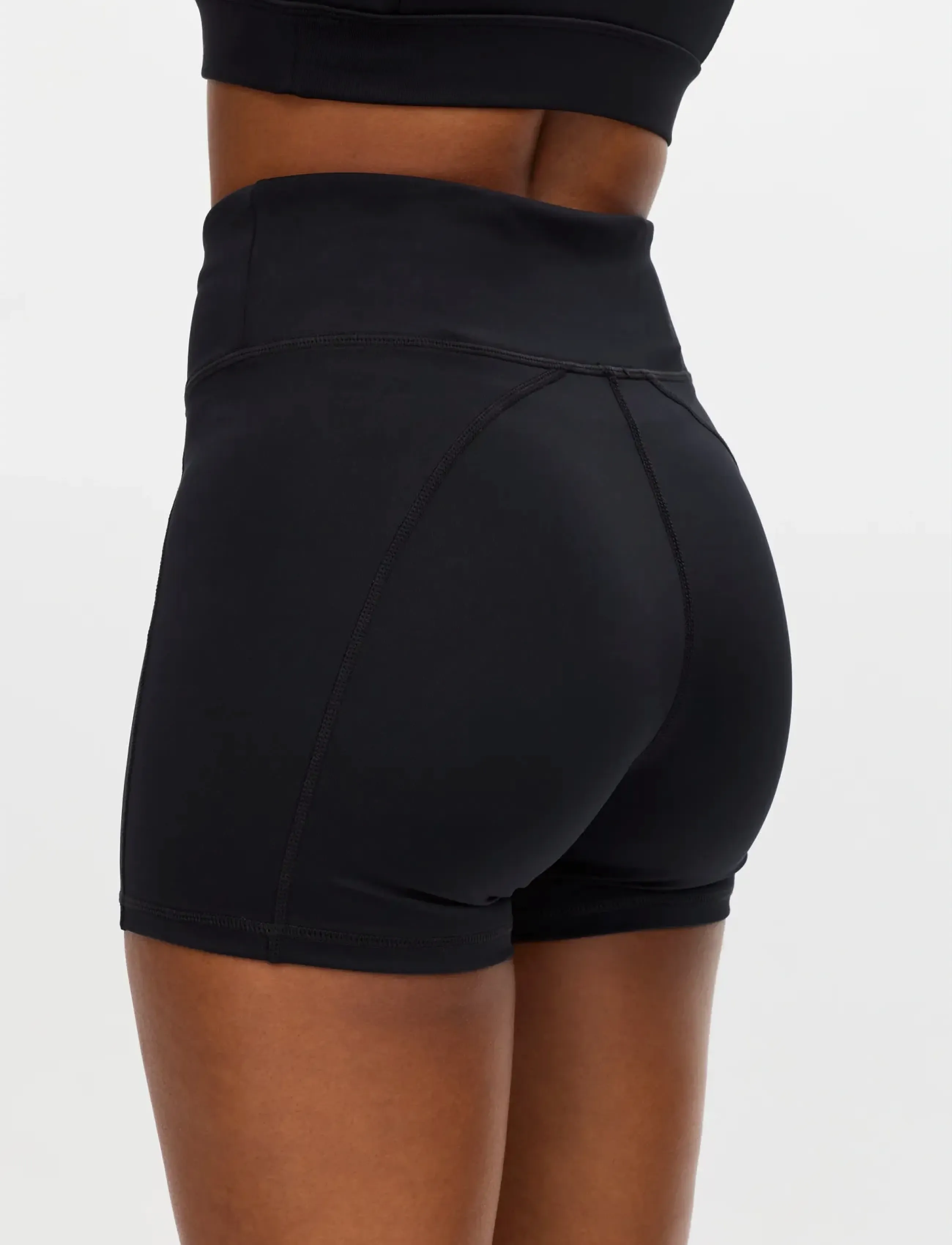 Röhnisch - Flattering Reg Waist Hotpants - lühikesed püksid - black - 3
