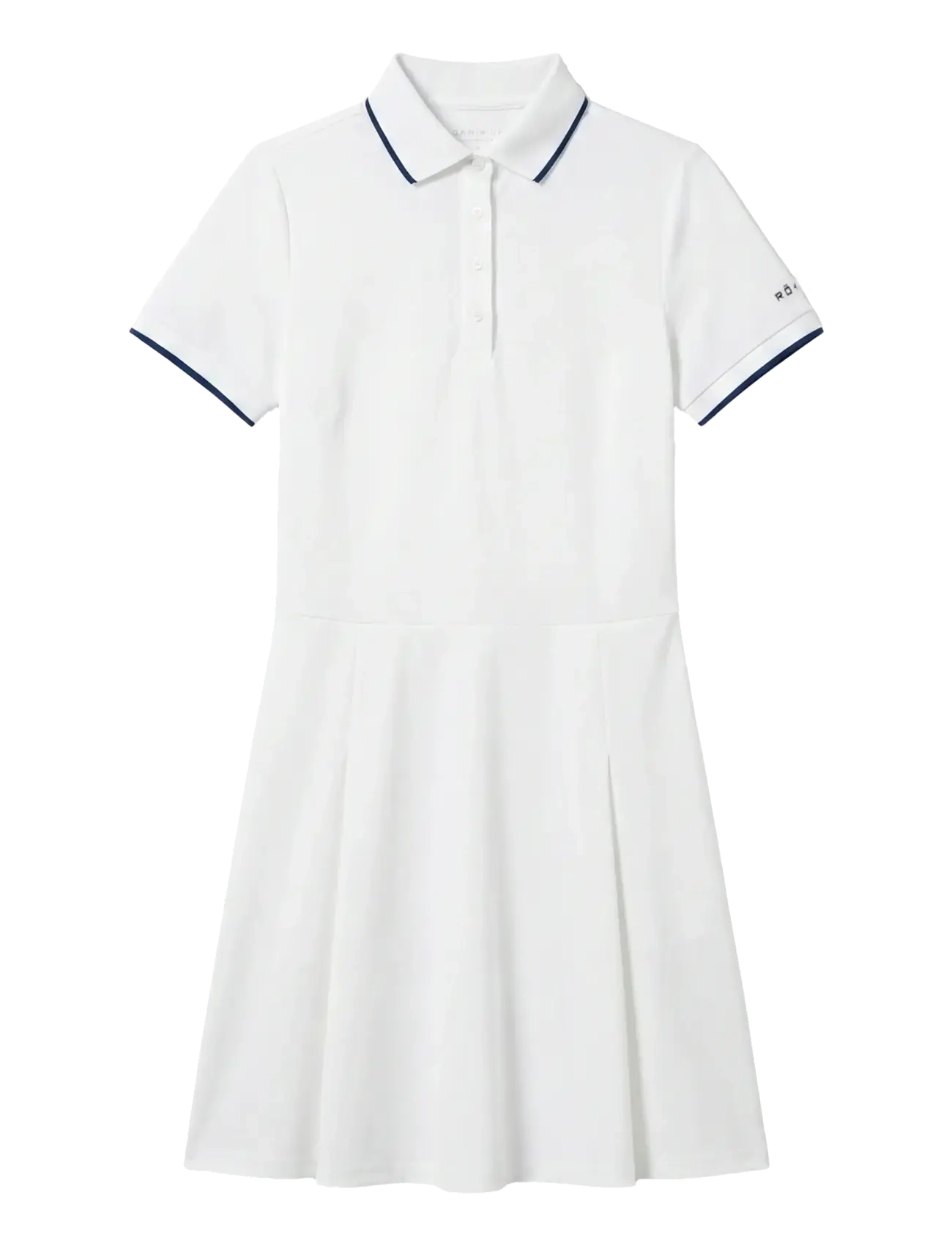 Röhnisch Miriam dress - Kjoler - WHITE/NAVY / white