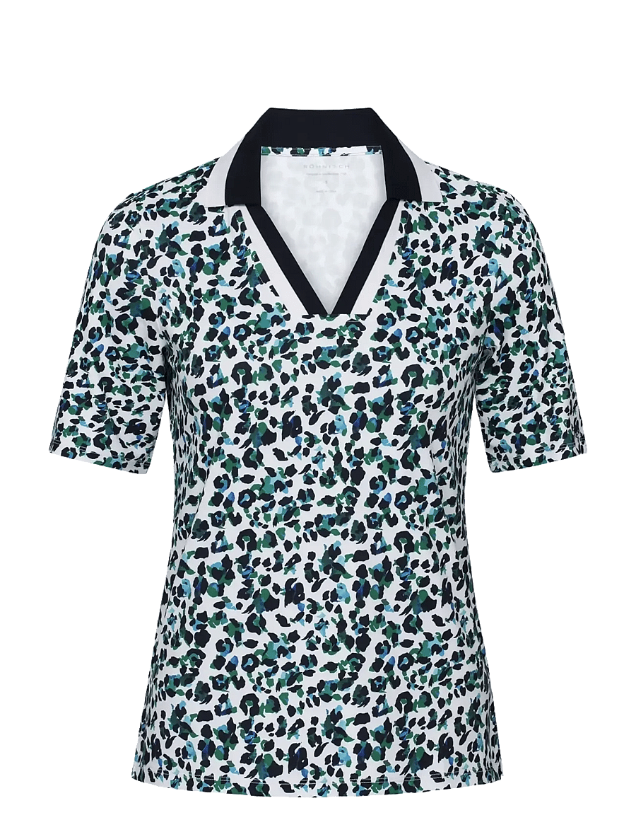Röhnisch - Essential poloshirt - oberteile & t-shirts - leo blue/green - 1