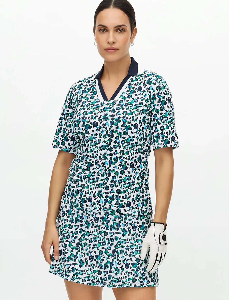 Röhnisch - Essential poloshirt - oberteile & t-shirts - leo blue/green - 0