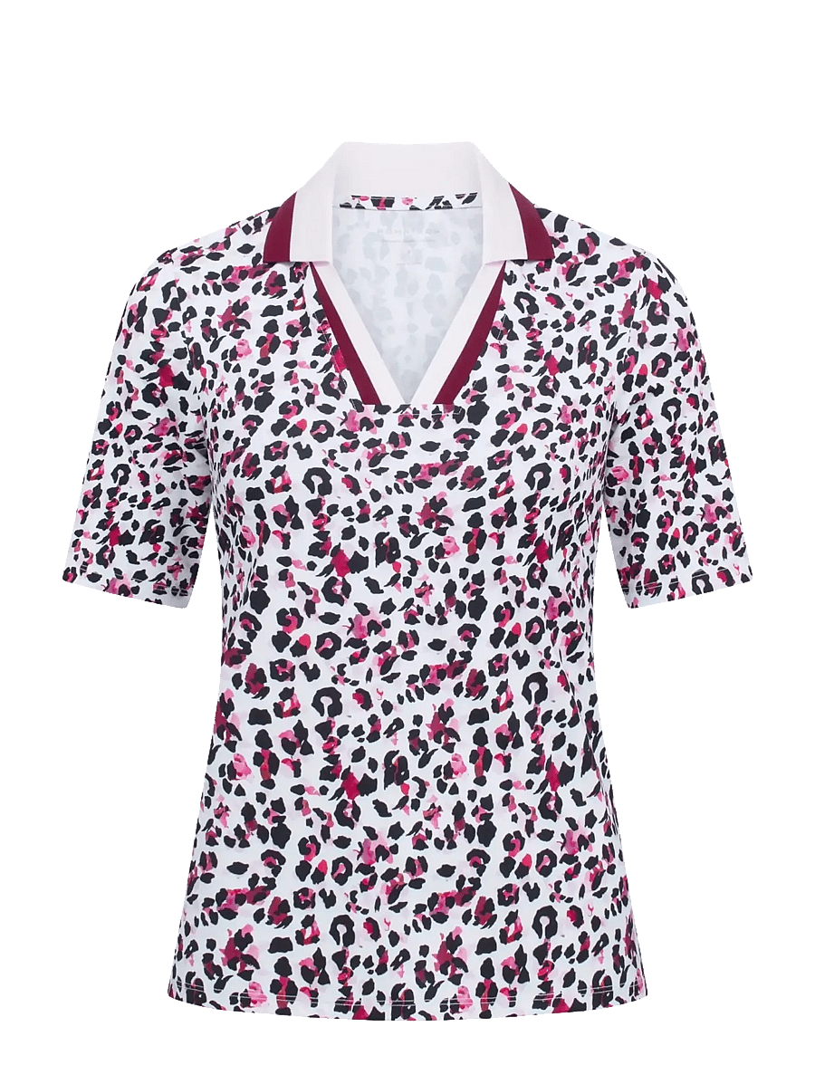Röhnisch - Essential poloshirt - alussärgid ja t-särgid - leo pink/beet - 1