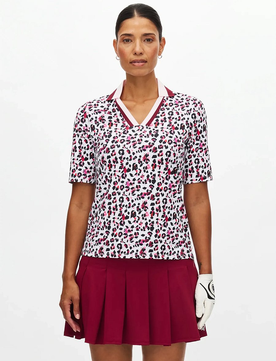 Röhnisch - Essential poloshirt - alussärgid ja t-särgid - leo pink/beet - 0
