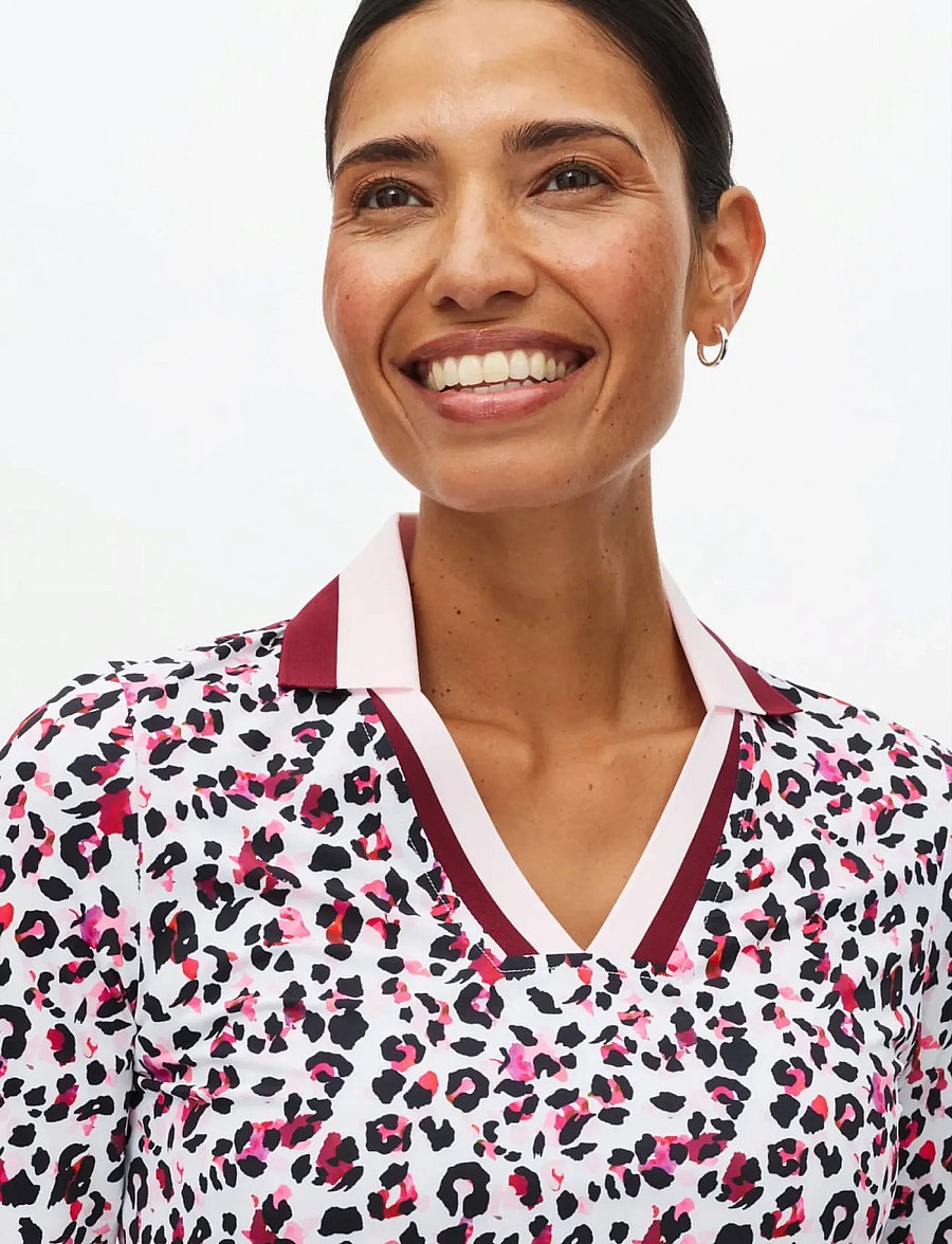 Röhnisch - Essential poloshirt - alussärgid ja t-särgid - leo pink/beet - 2