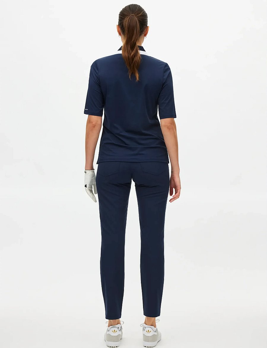 Röhnisch - Essential poloshirt - toppar & t-shirts - navy - 3