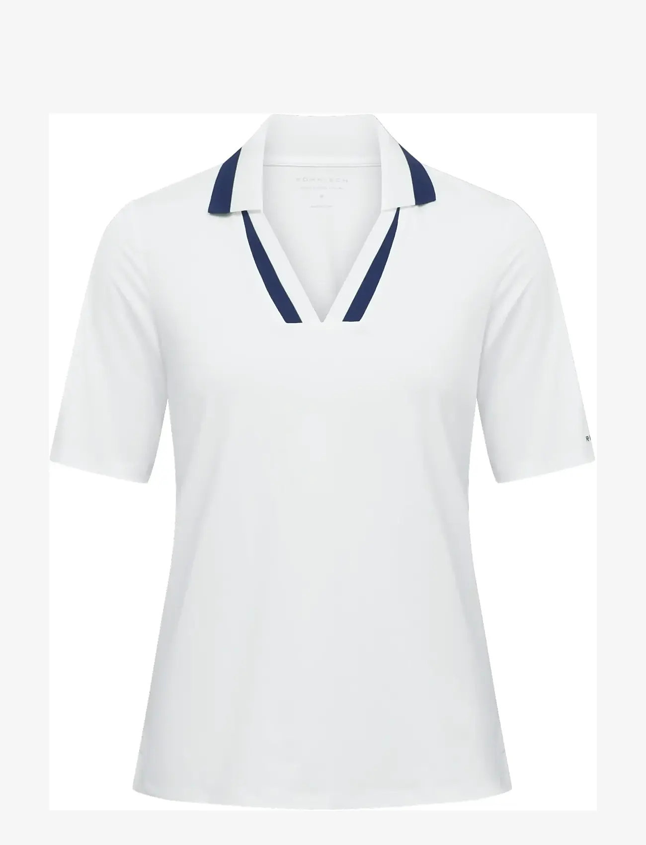 Röhnisch - Essential poloshirt - oberteile & t-shirts - white/navy - 1