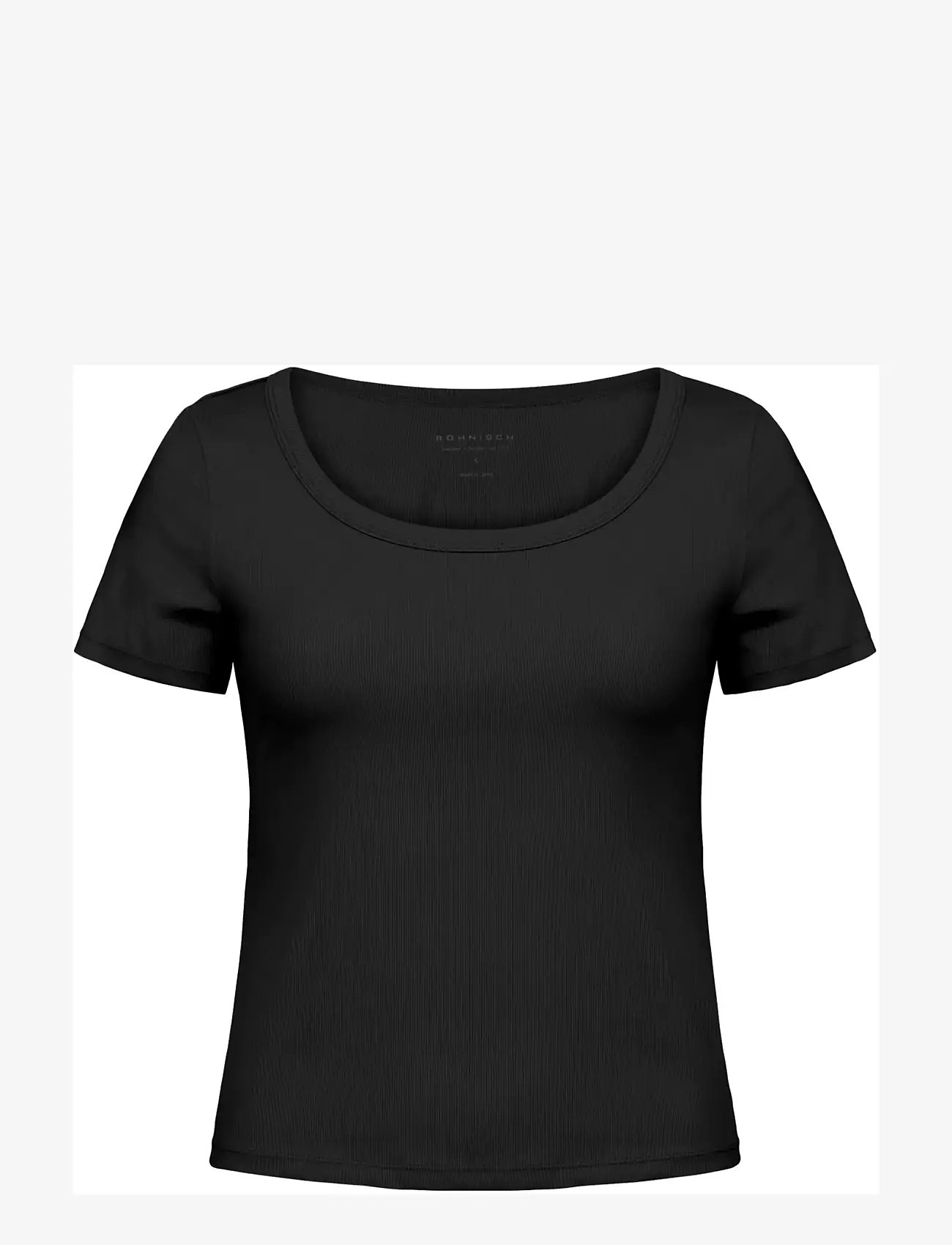 Röhnisch - Rib Drymotion Tee - spordisärgid - black - 1