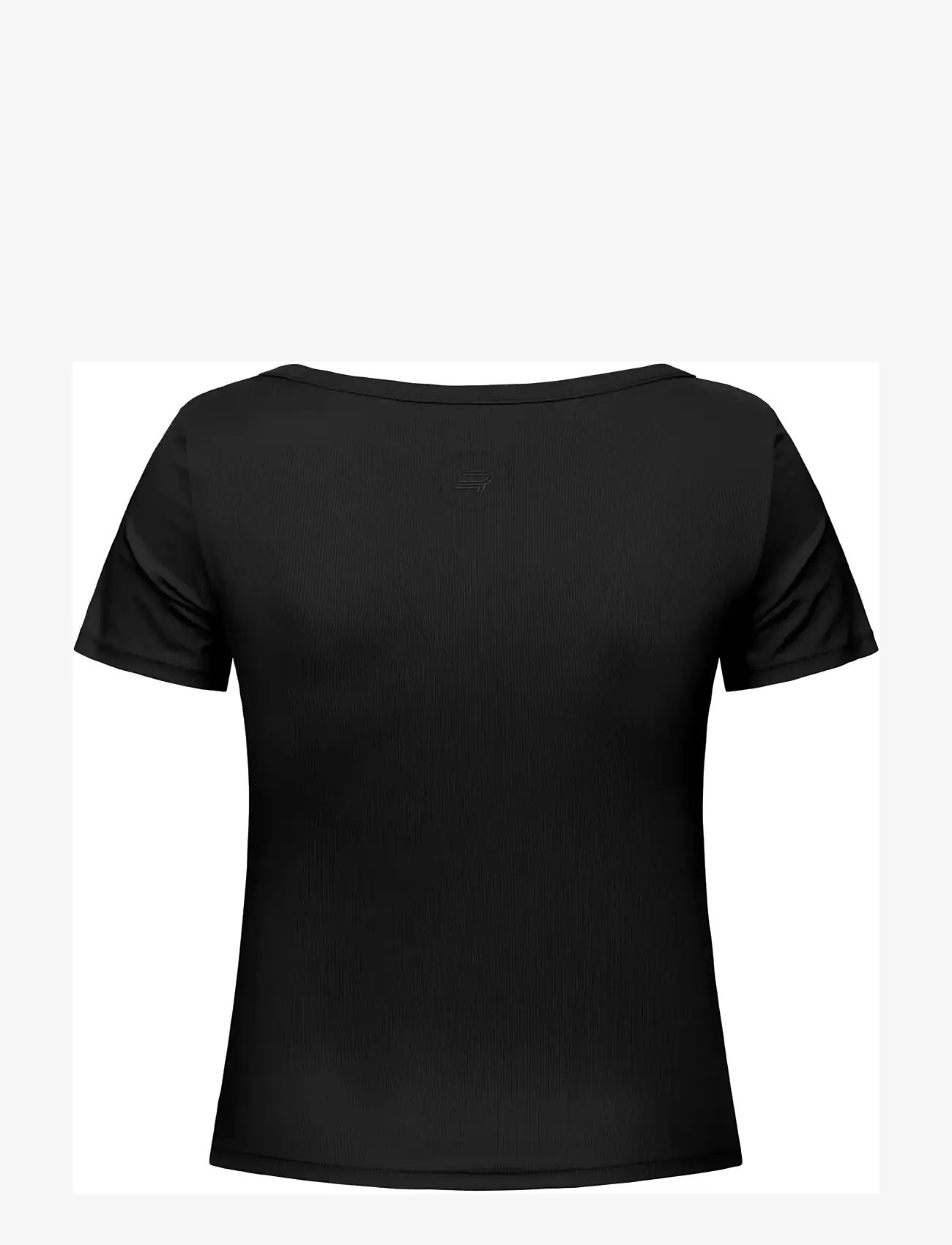 Röhnisch - Rib Drymotion Tee - spordisärgid - black - 2