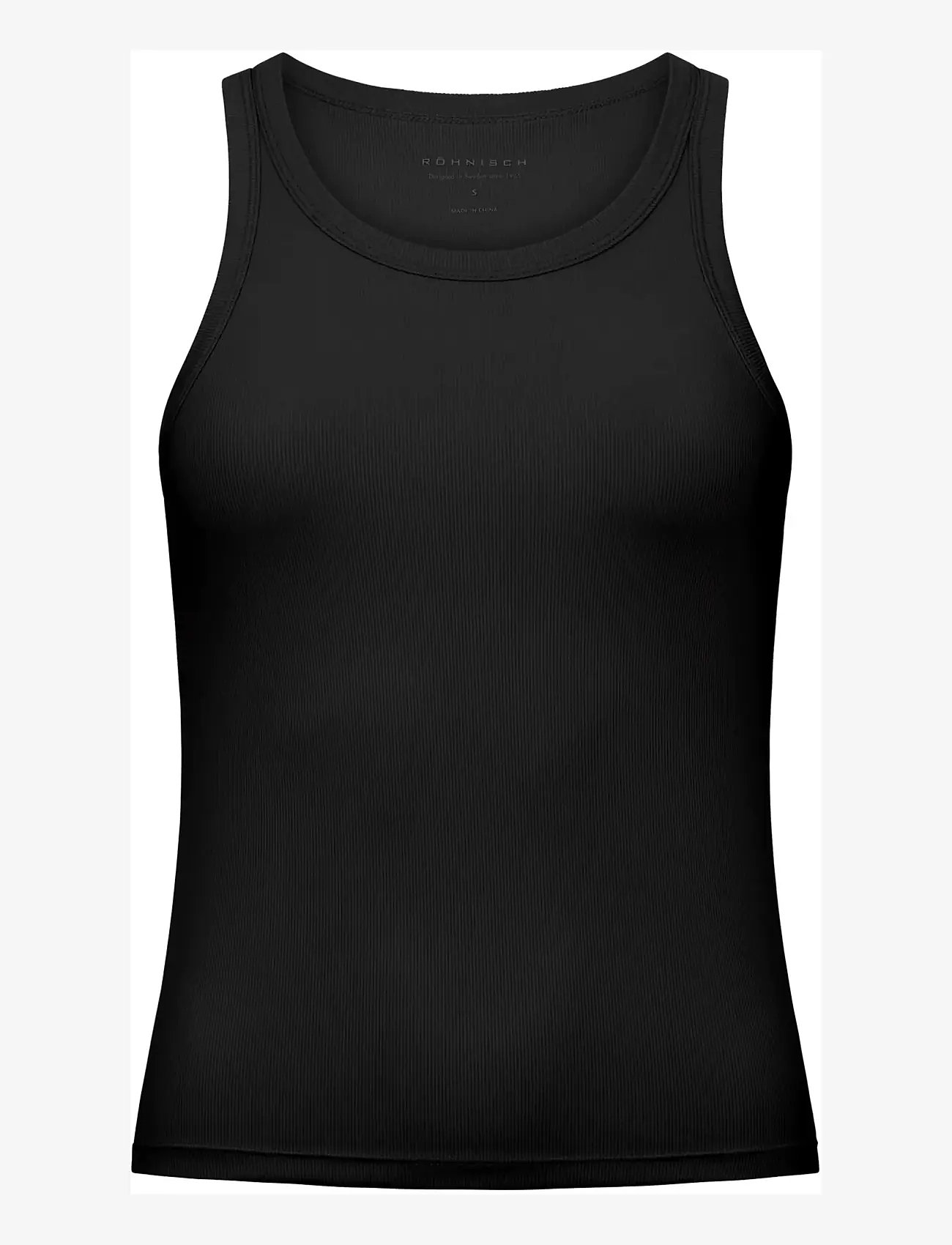 Röhnisch - Rib Drymotion Singlet - Õlapaeltega pluusid - black - 1