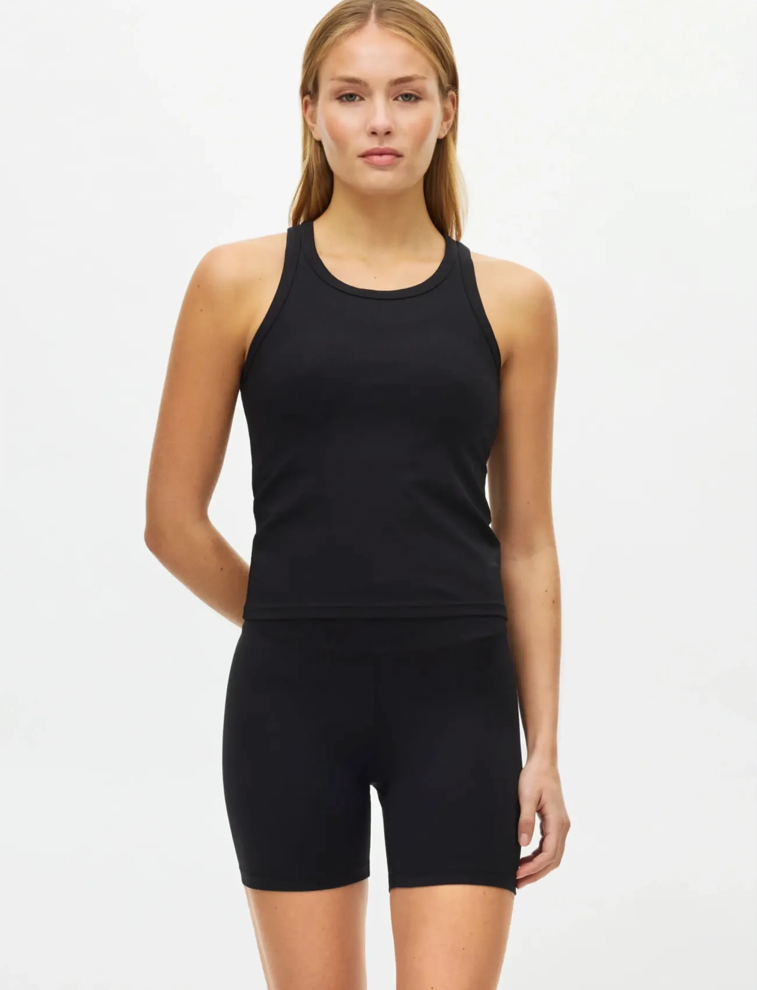 Röhnisch Rib Drymotion Singlet, Kvinder, Ribbet Singlet, Sort, Str: L