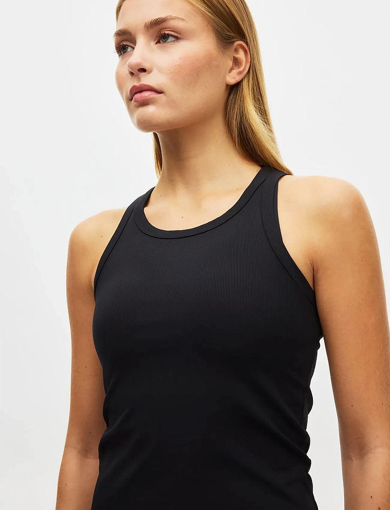 Röhnisch - Rib Drymotion Singlet - Õlapaeltega pluusid - black - 3