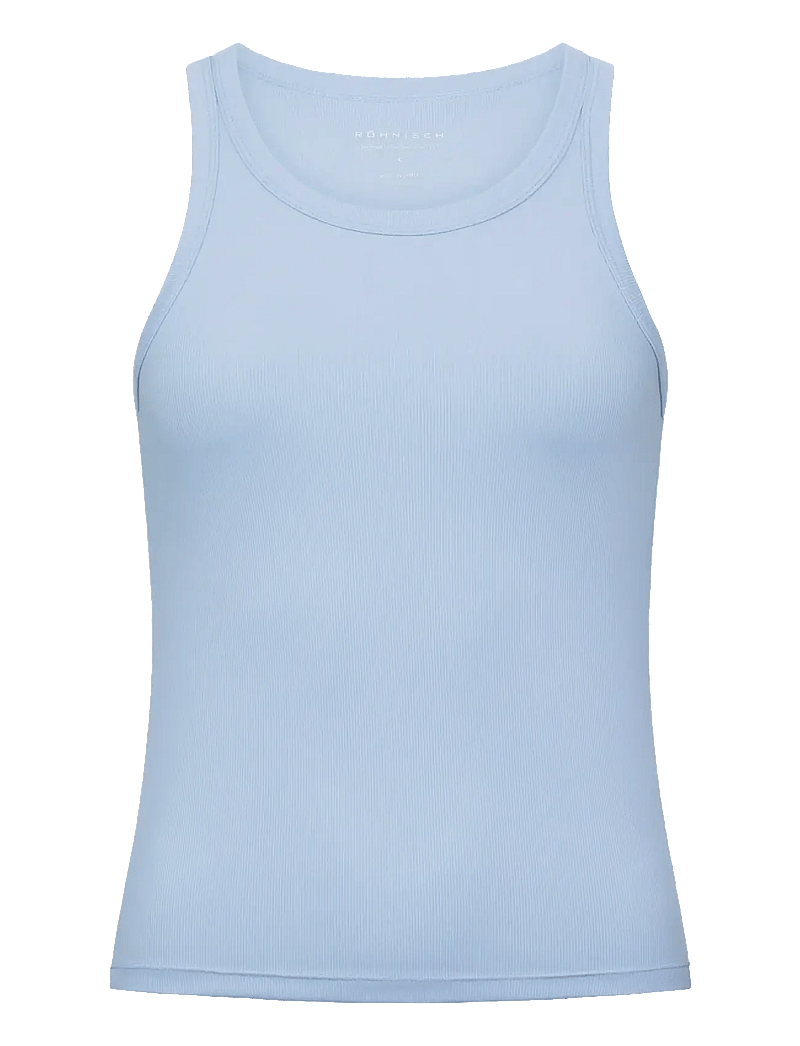 Röhnisch - Rib Drymotion Singlet - tank tops - chambray blue - 1